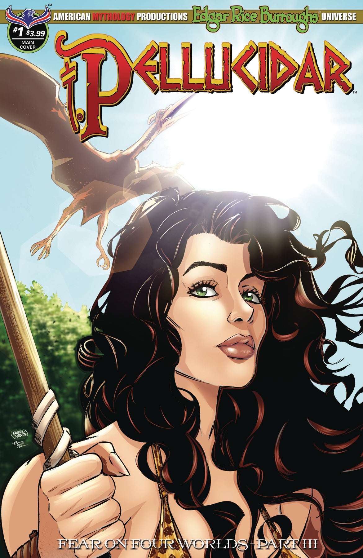 PELLUCIDAR #1 REARTE MAIN CVR COVER