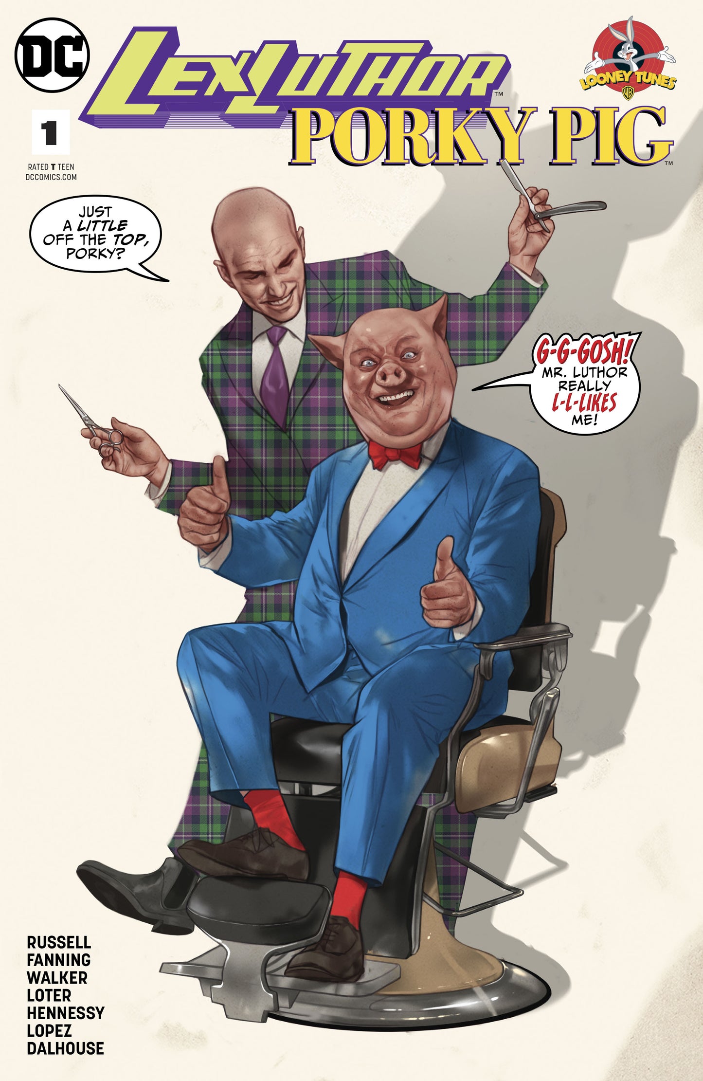 LEX LUTHOR PORKY PIG SPECIAL #1 COVER