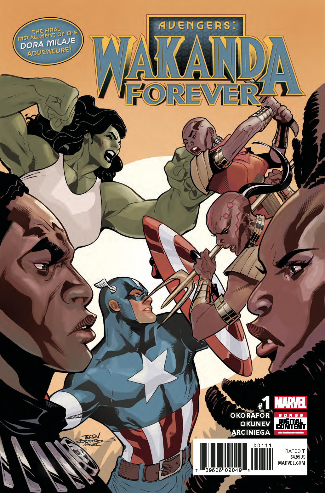 WAKANDA FOREVER AVENGERS #1 COVER
