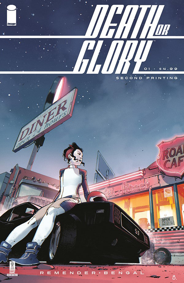 DEATH OR GLORY #1 2ND PTG (MR) COVER