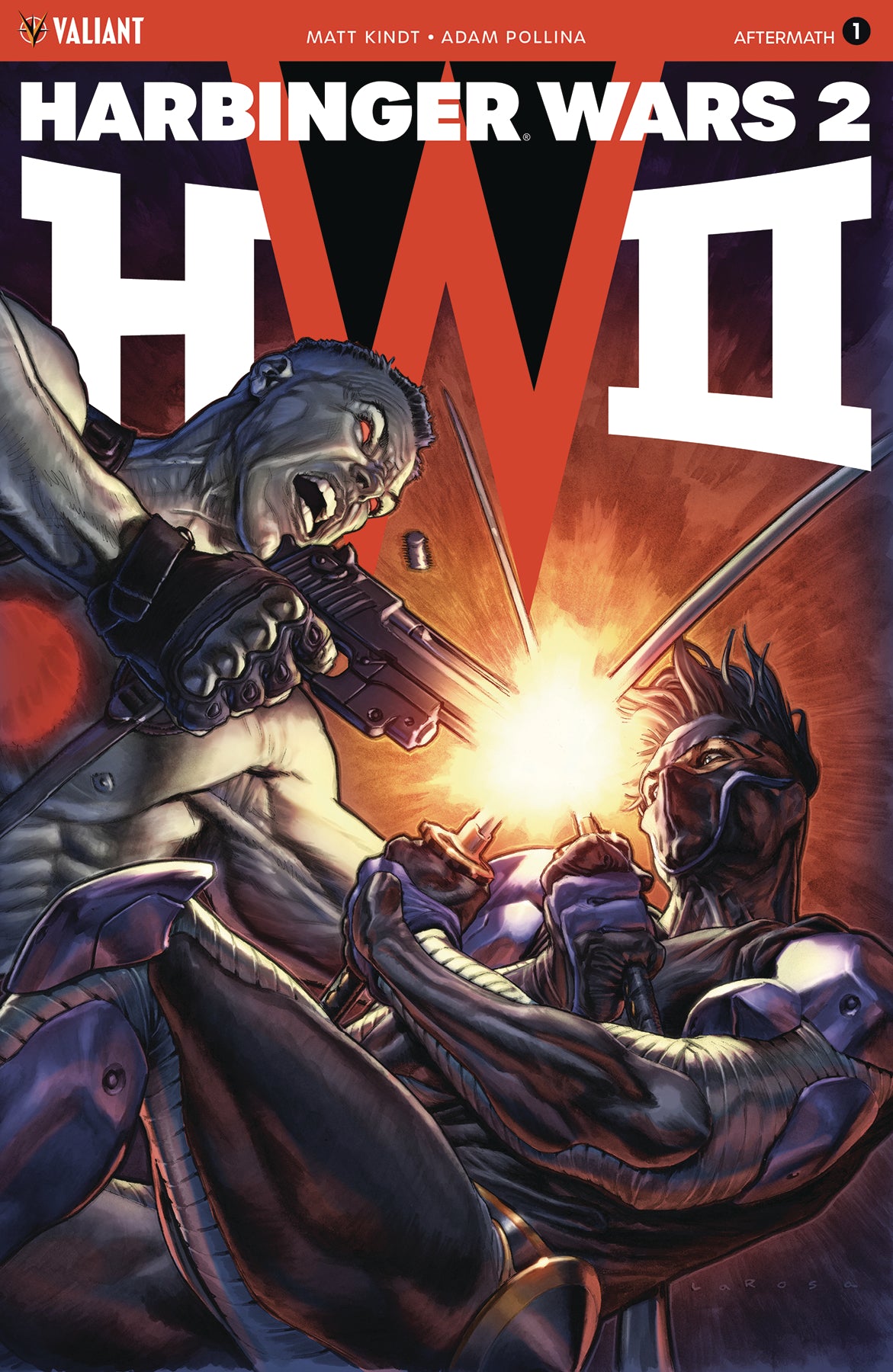 HARBINGER WARS 2 AFTERMATH #1 CVR B LAROSA COVER