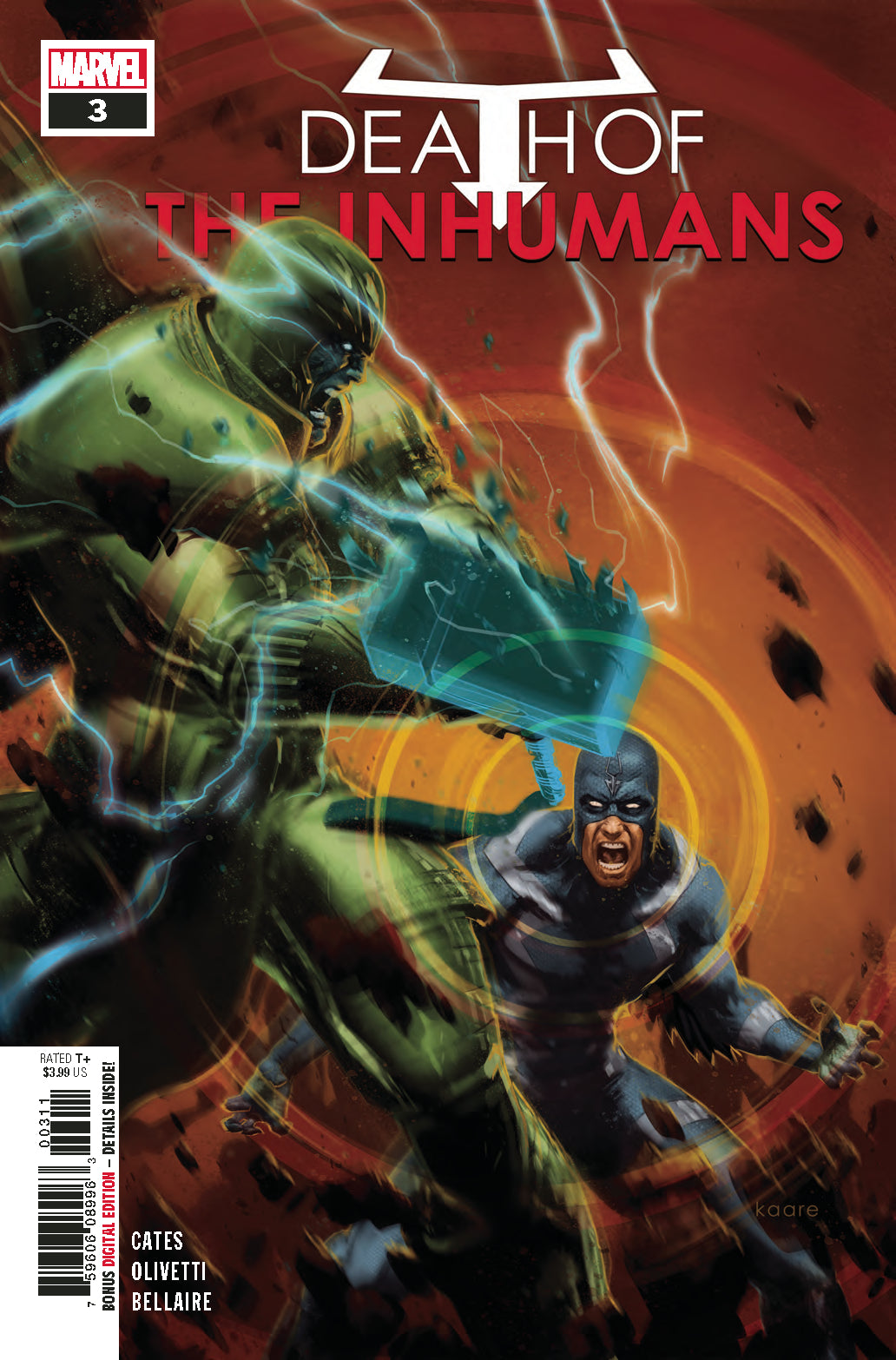 DEATH OF INHUMANS #3 (OF 5) COVER