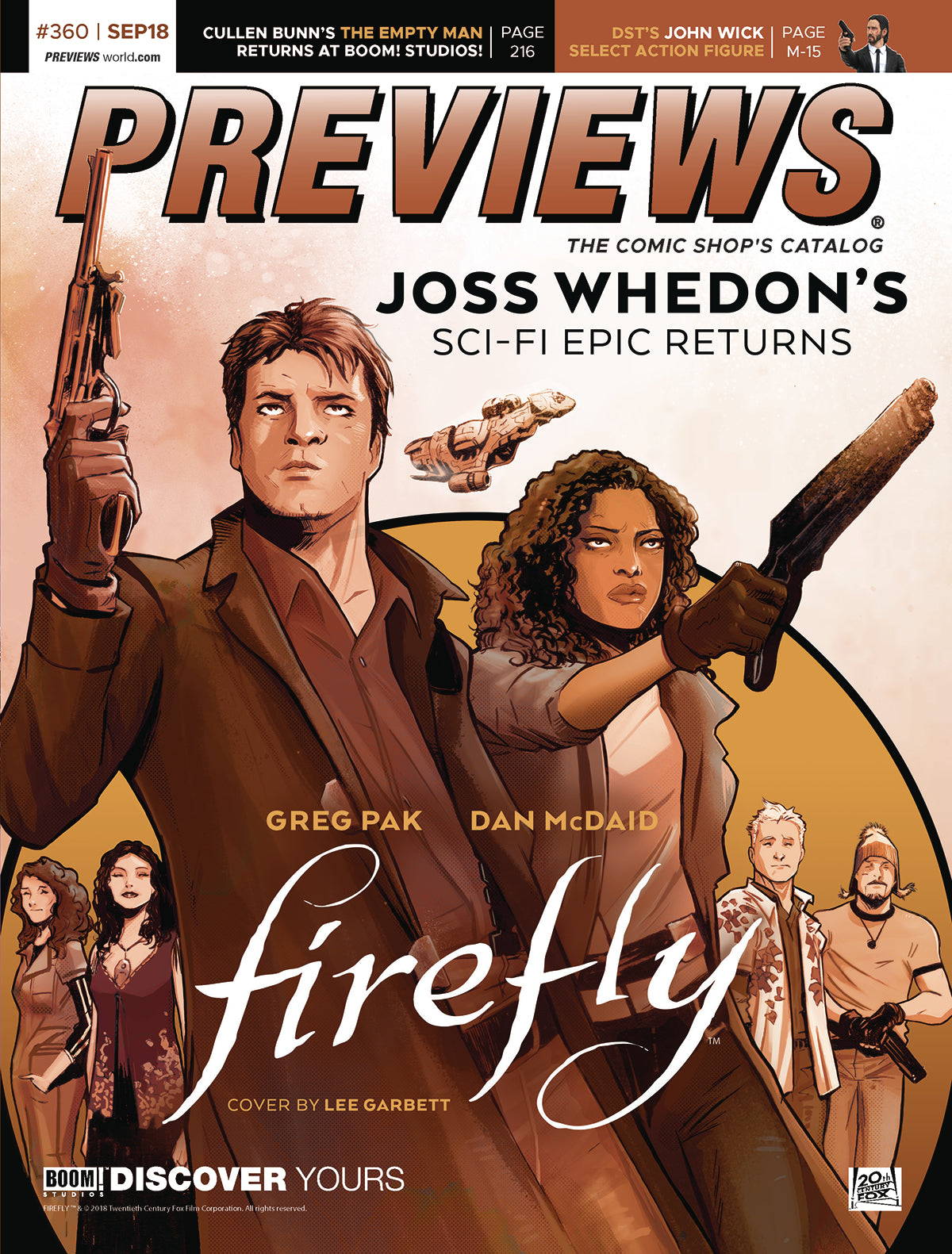 PREVIEWS #360 SEPTEMBER 2018 COVER