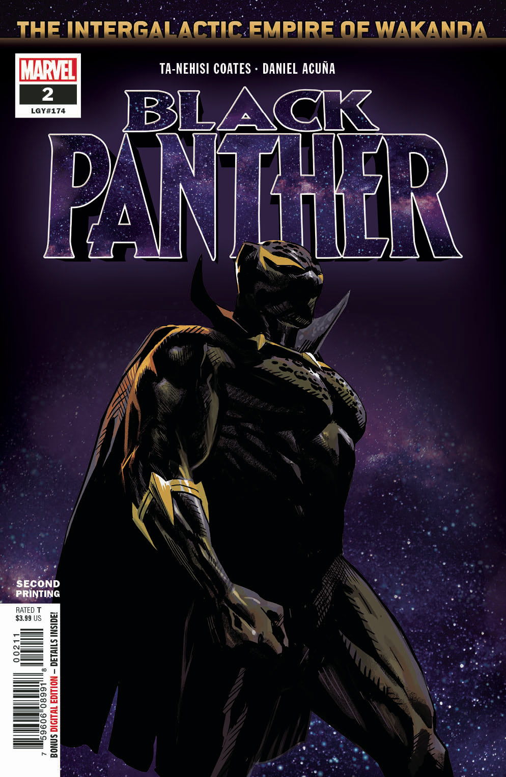 BLACK PANTHER #2 2ND PTG ACUNA VAR COVER