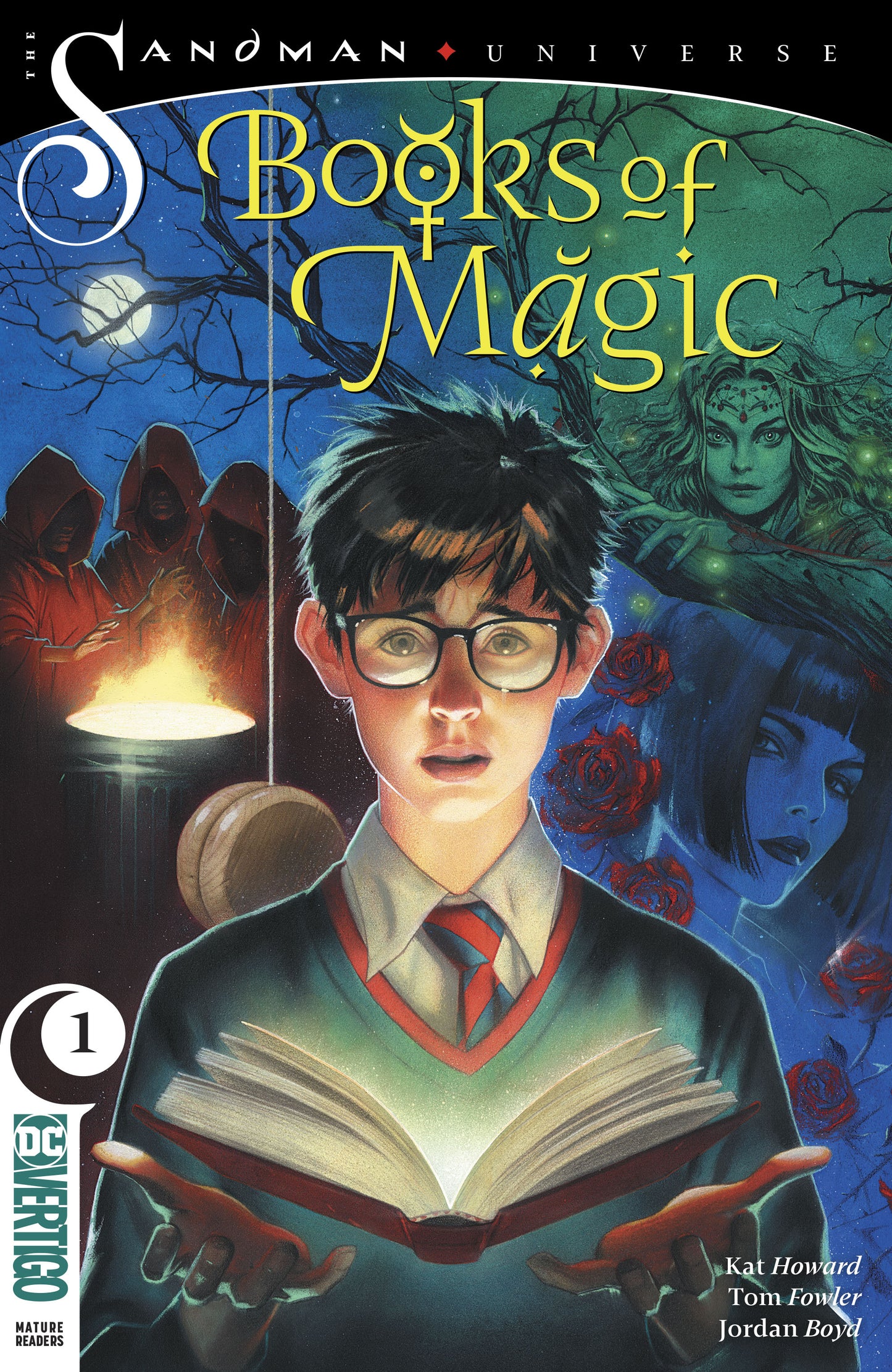BOOKS OF MAGIC #1 VAR ED (MR) COVER