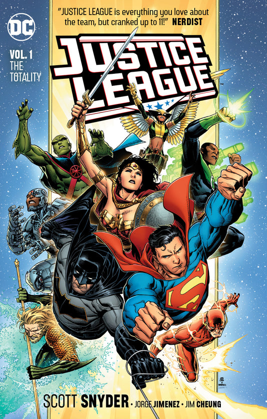 JUSTICE LEAGUE TP VOL 01 THE TOTALITY TP COVER