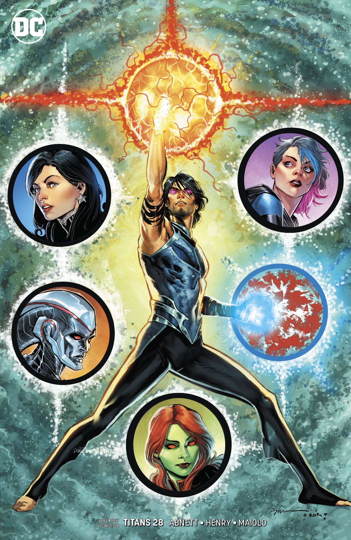 TITANS #28 VAR ED (DROWNED EARTH) COVER