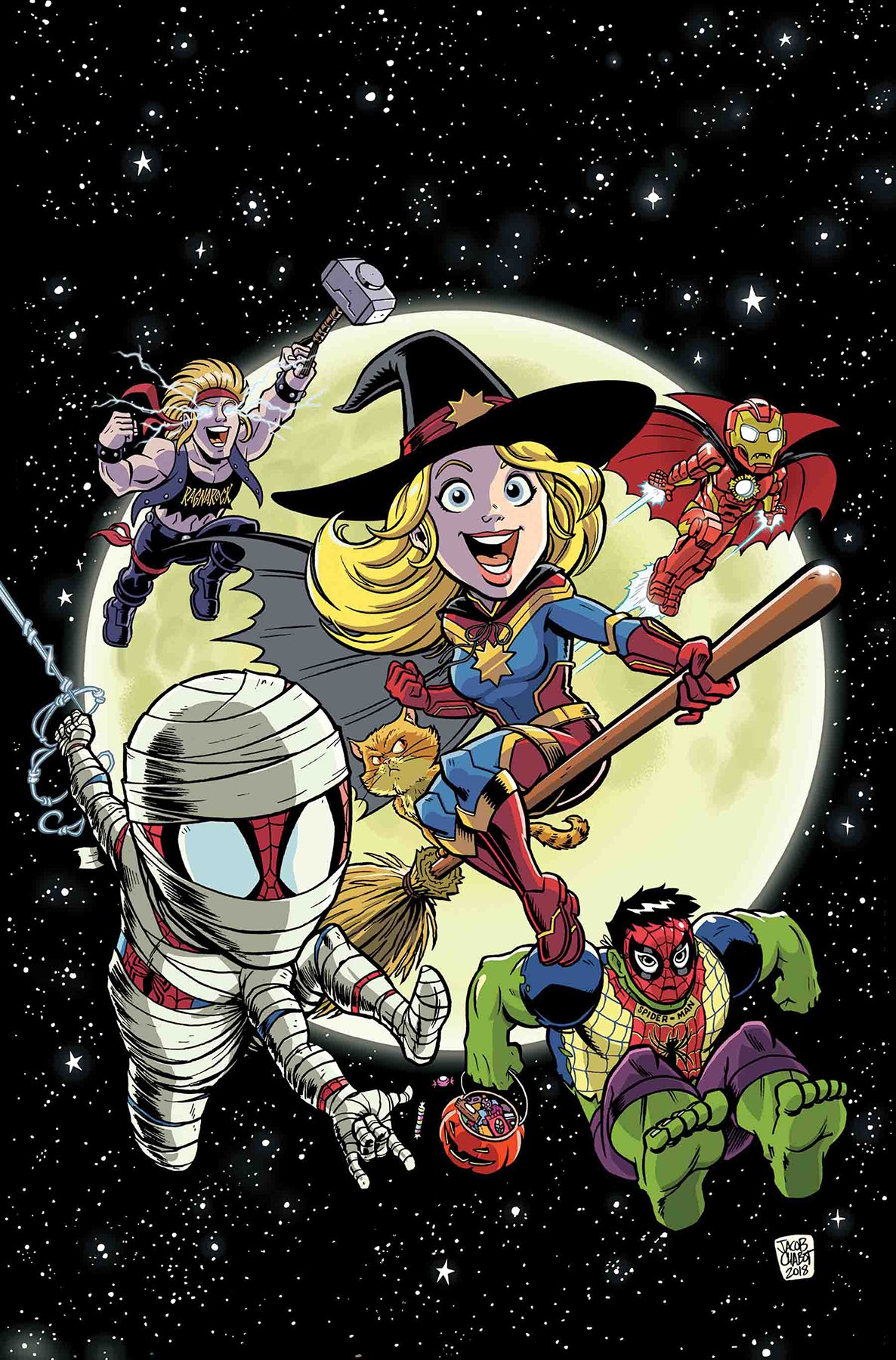 MSH CAPTAIN MARVEL HALLOWEEN SPOOKTACULAR #1 COVER