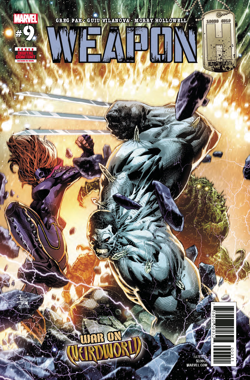 WEAPON H #9 COVER
