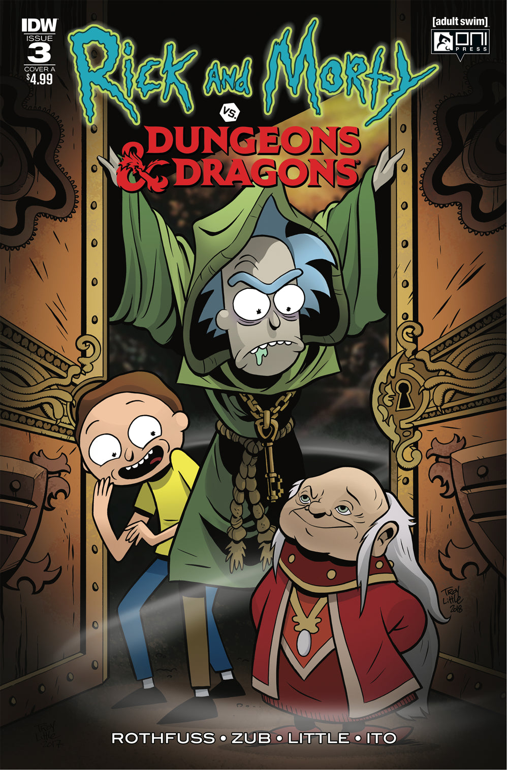 RICK & MORTY VS DUNGEONS & DRAGONS #3 (OF 4) CVR A LITTLE COVER