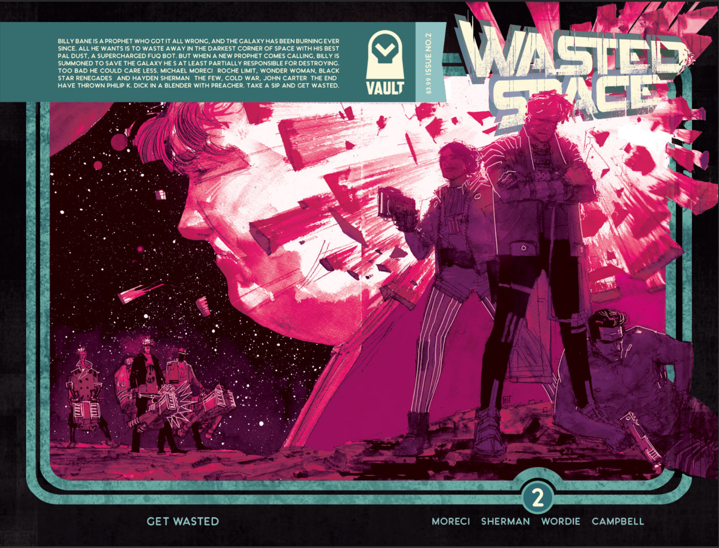 WASTED SPACE #2 2ND PTG (MR) COVER