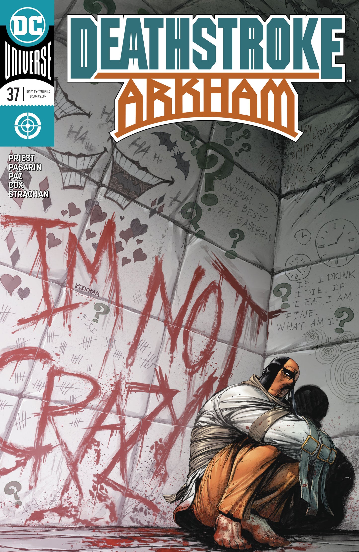 DEATHSTROKE #37 (ARKHAM) COVER