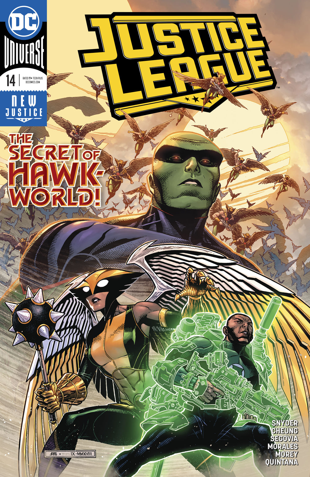 JUSTICE LEAGUE #14 COVER