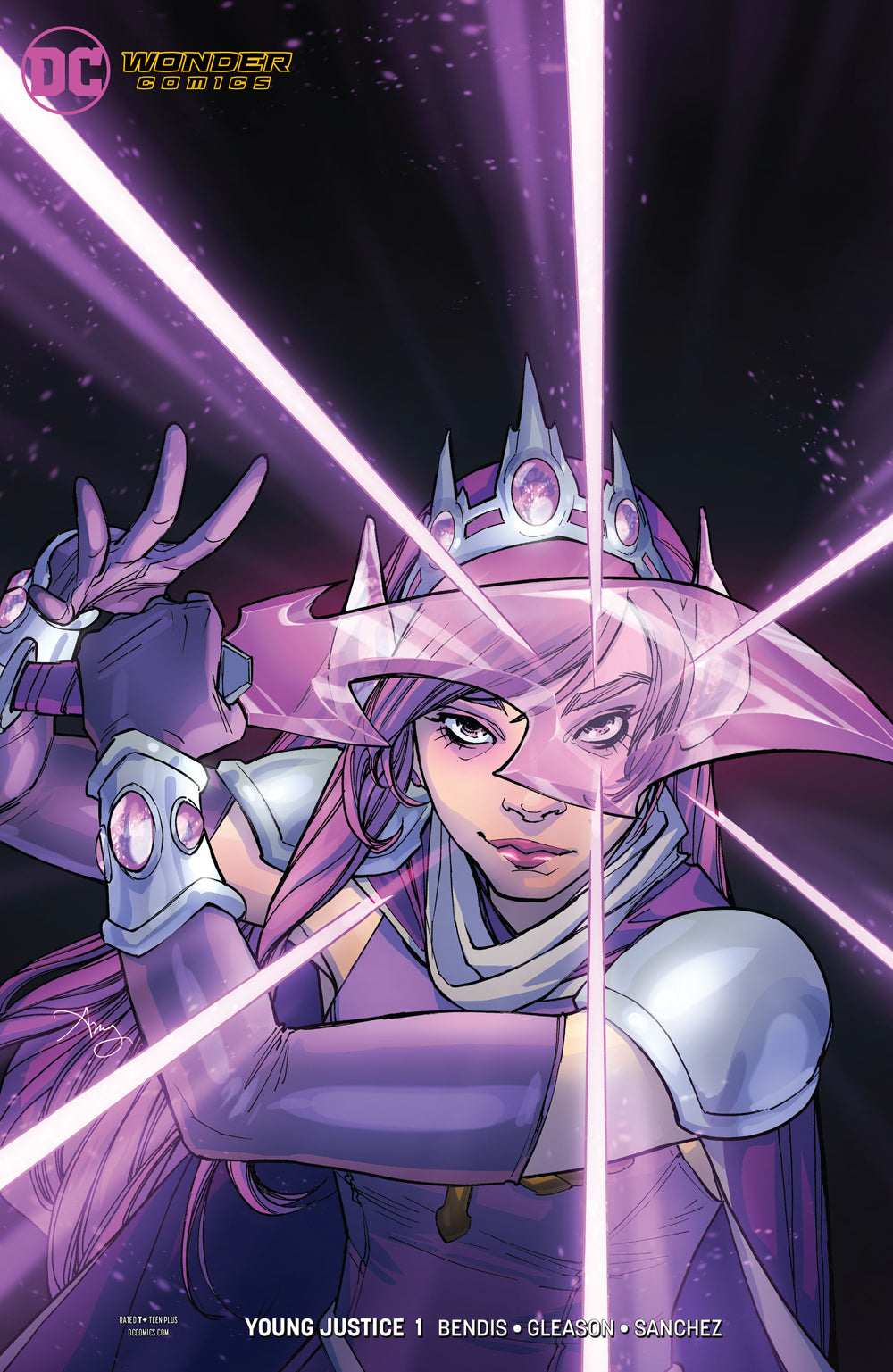 YOUNG JUSTICE #1 AMETHYST VAR ED COVER