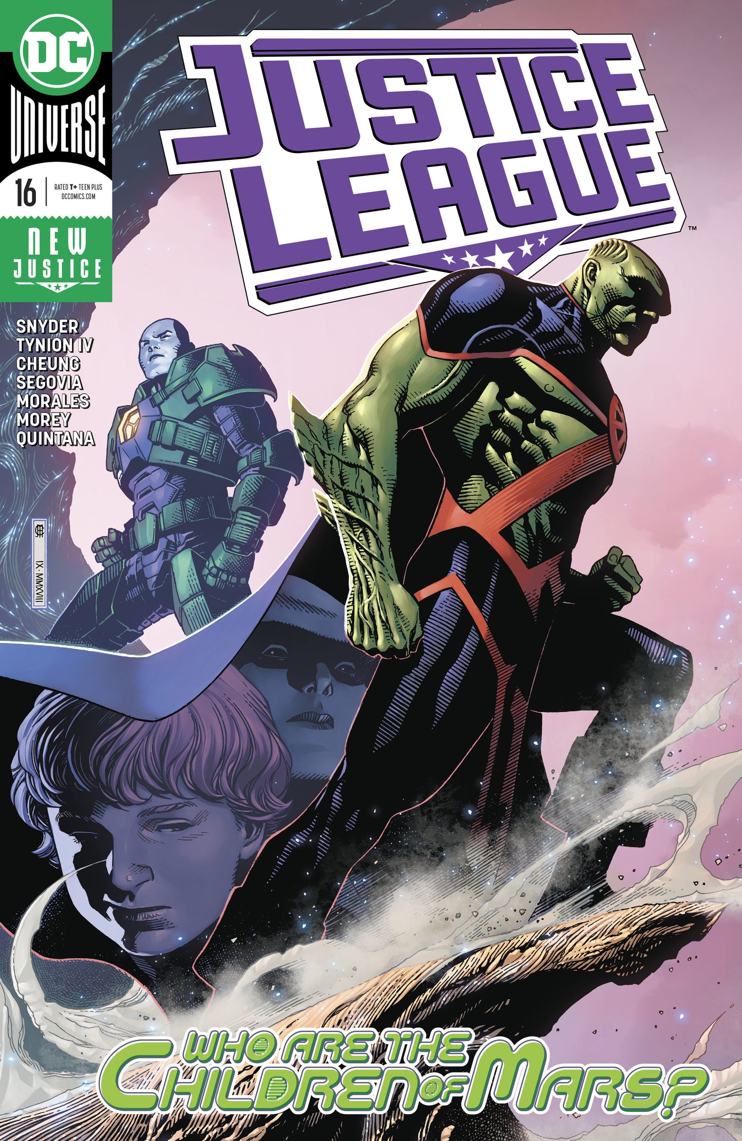 JUSTICE LEAGUE #16 COVER