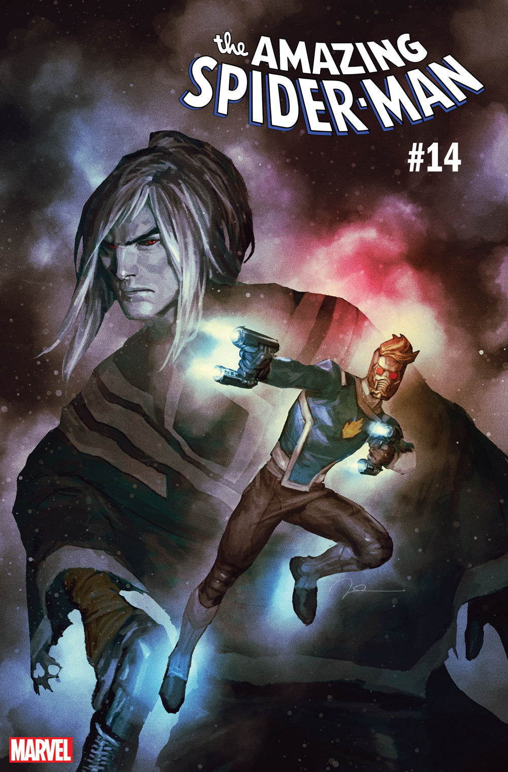 AMAZING SPIDER-MAN #14 PAREL GOTG VAR COVER