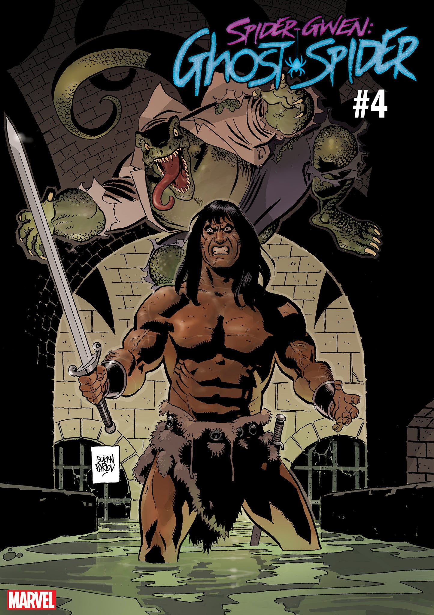 SPIDER-GWEN GHOST SPIDER #4 PARLOV CONAN VAR COVER