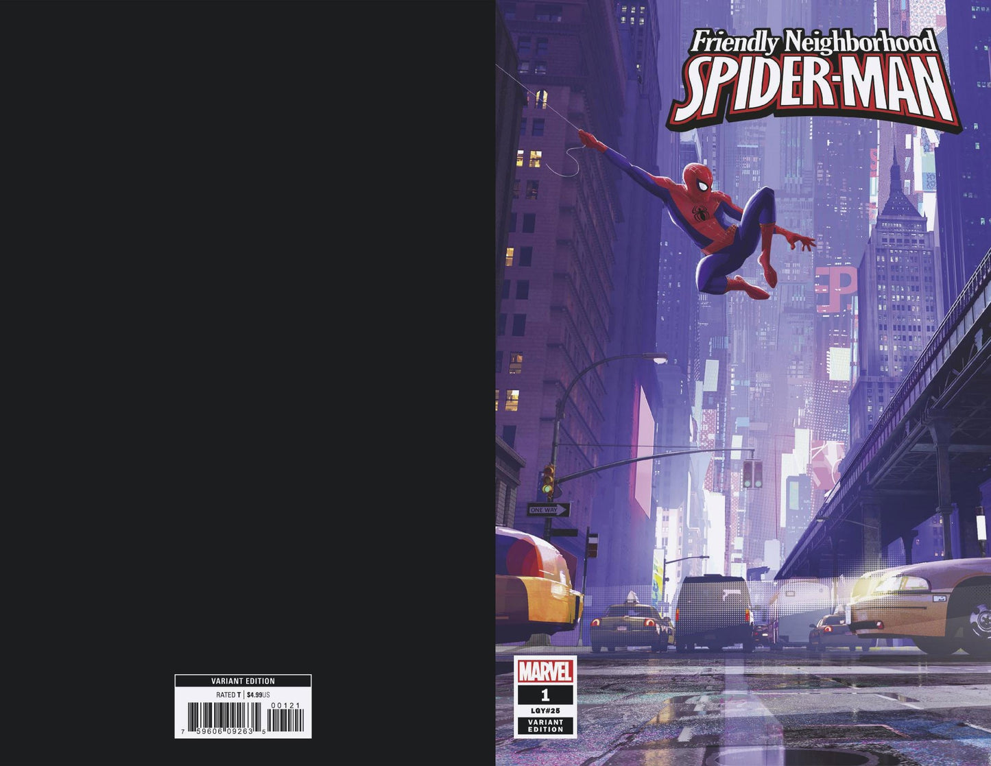 FRIENDLY NEIGHBORHOOD SPIDER-MAN #1 ANIMATION VAR COVER
