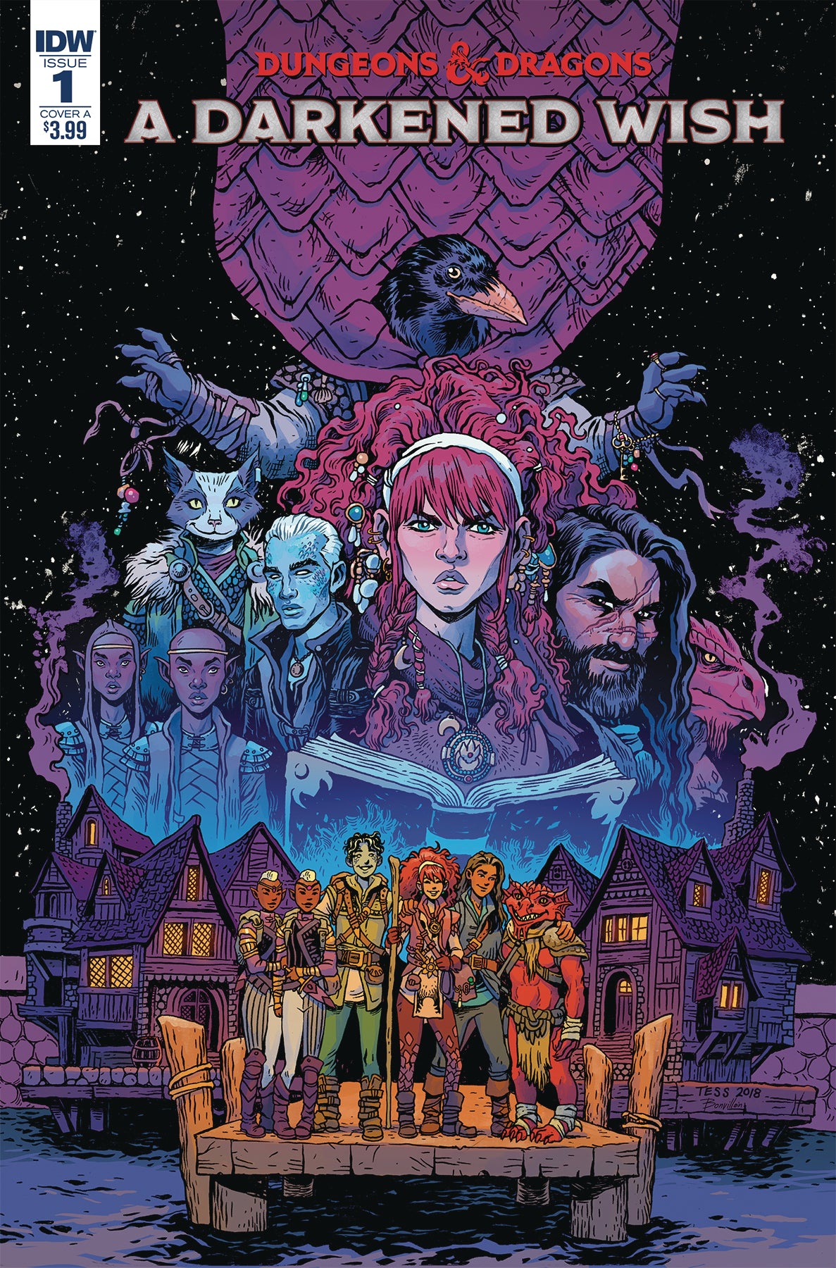DUNGEONS & DRAGONS A DARKENED WISH #1 CVR A FOWLER COVER