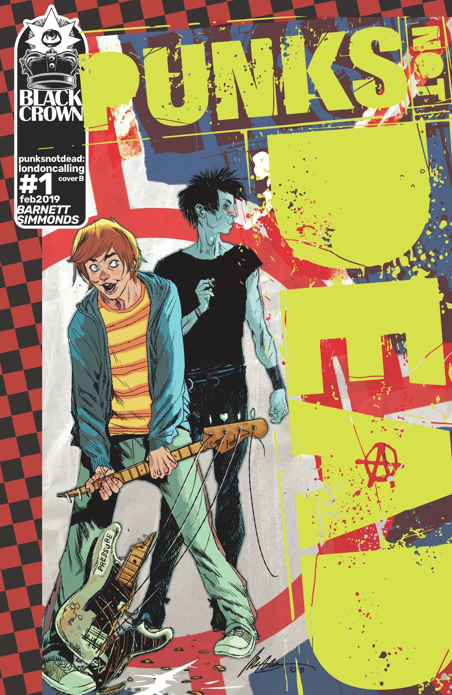 PUNKS NOT DEAD LONDON CALLING #1 CVR B ALBUQUERQUE COVER