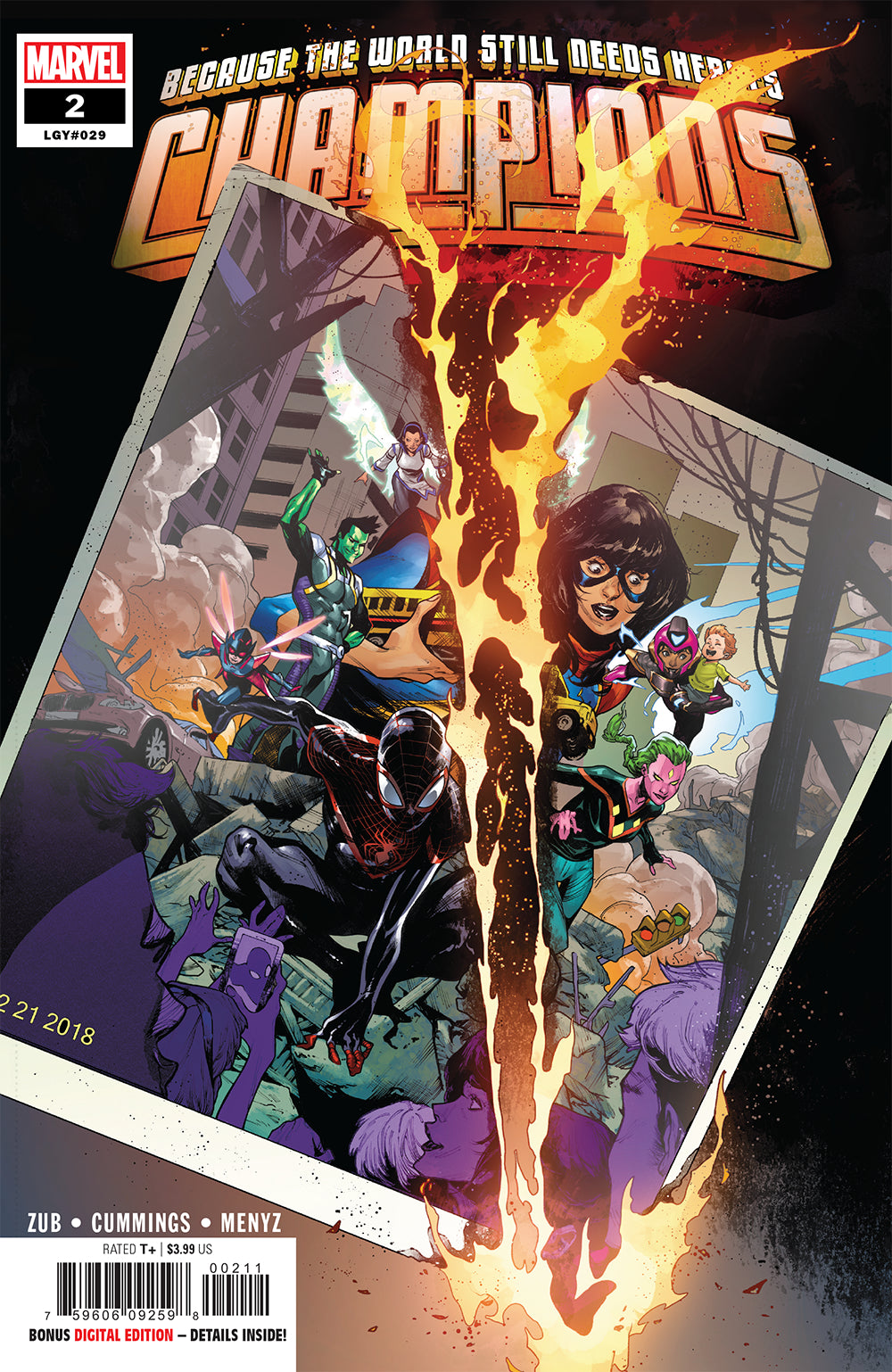 CHAMPIONS #2 COVER