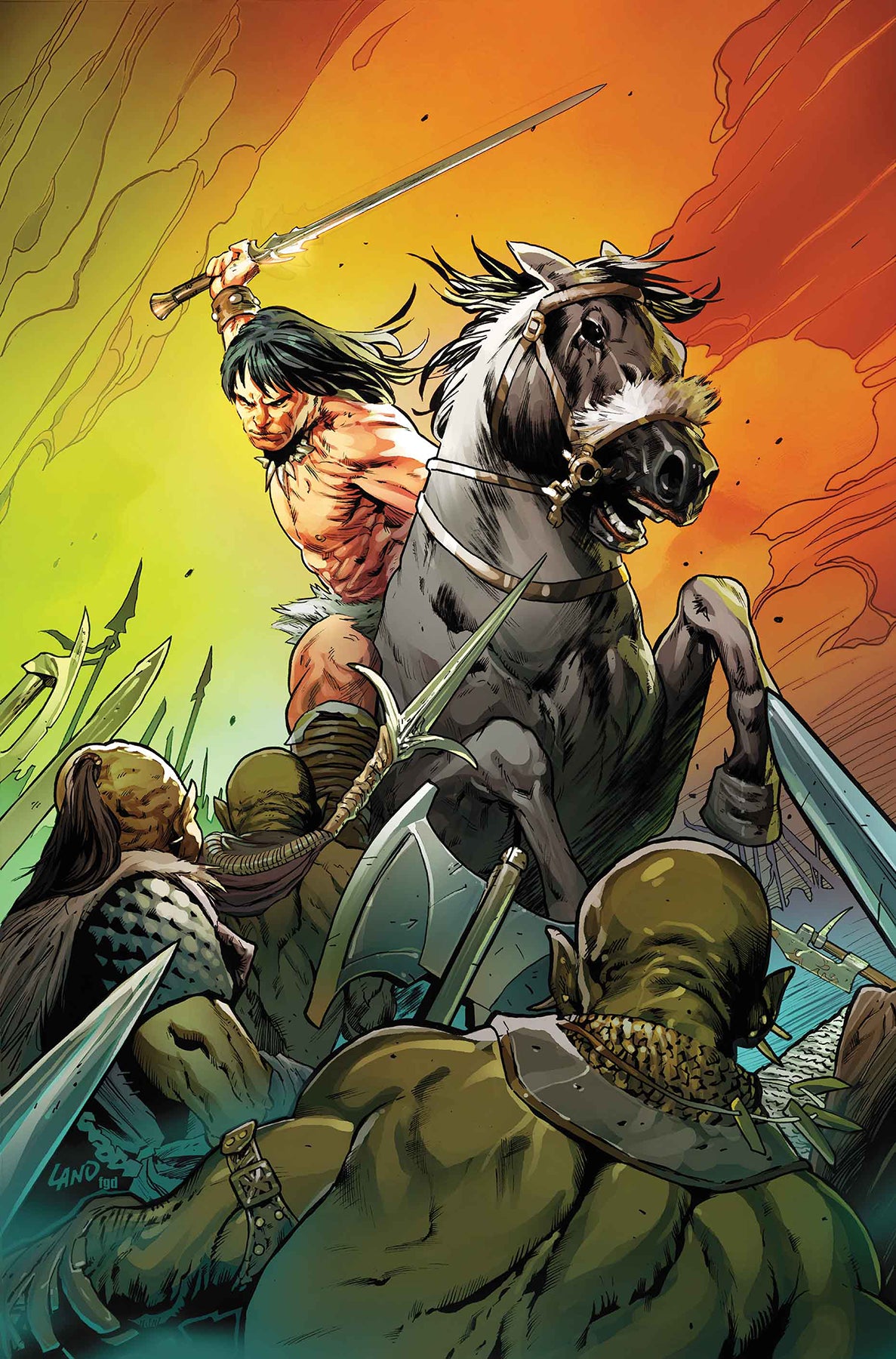 CONAN THE BARBARIAN #3 LAND VAR COVER