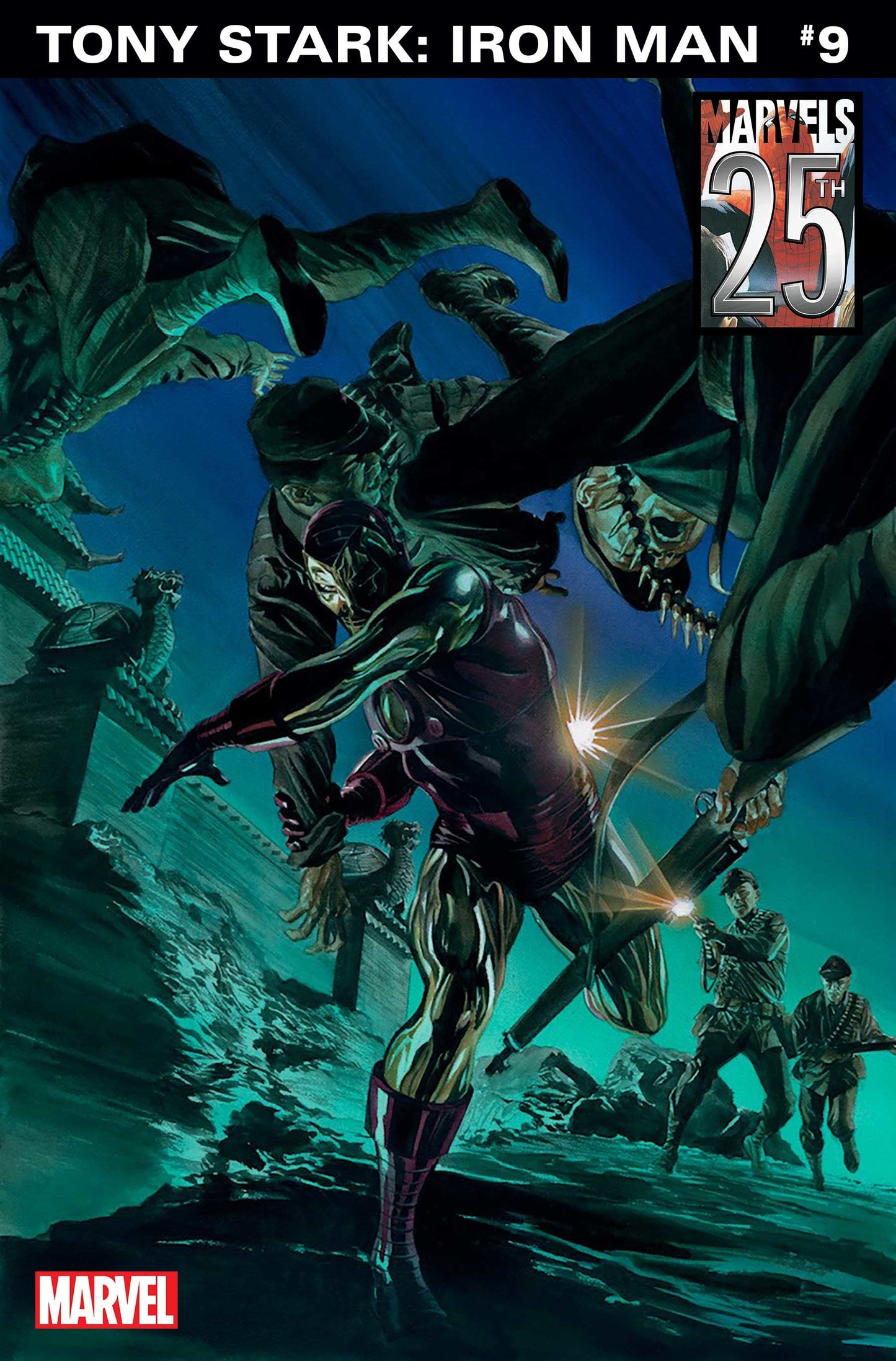 TONY STARK IRON MAN #9 ALEX ROSS MARVELS 25TH VAR COVER