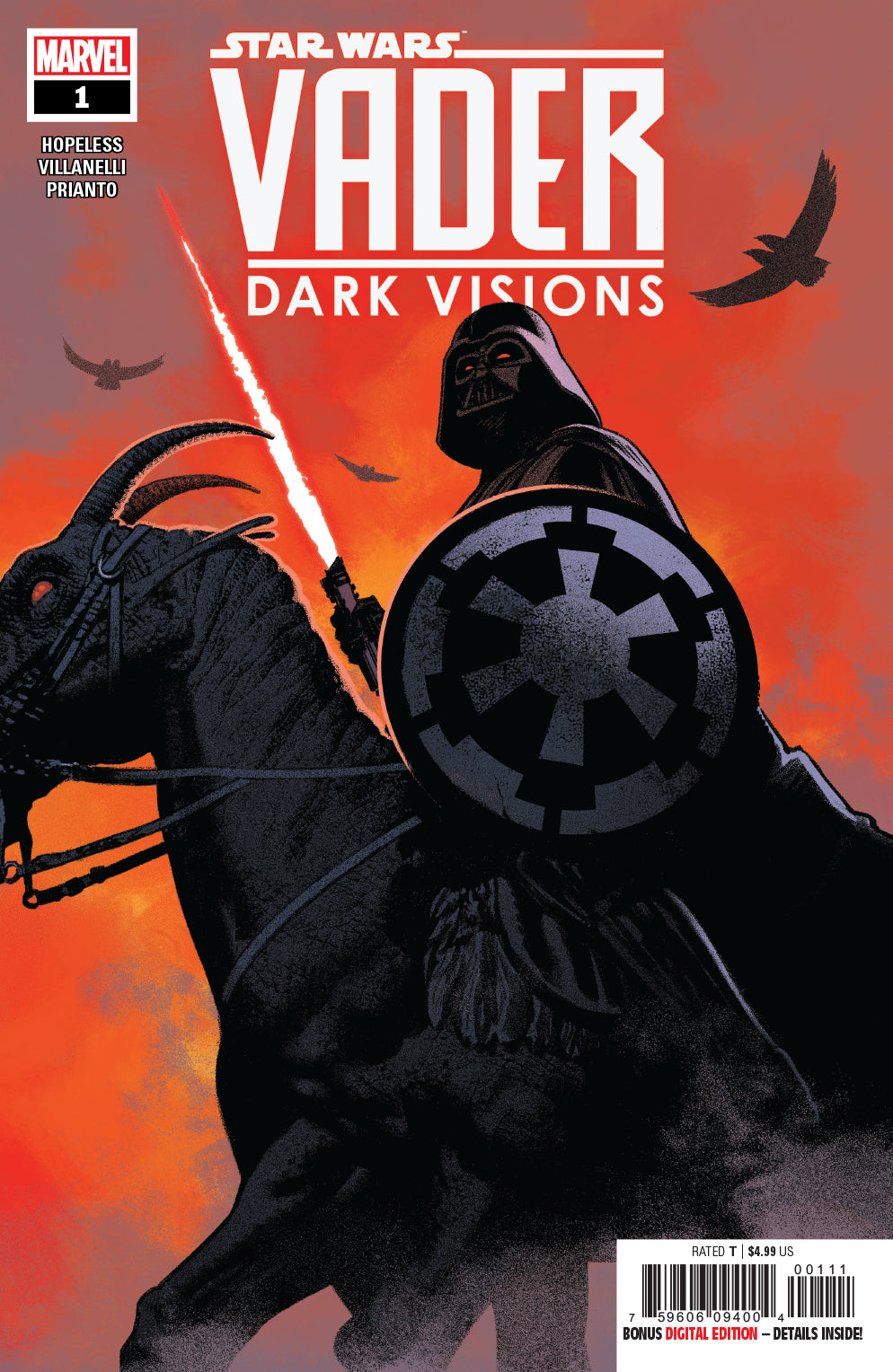 STAR WARS VADER DARK VISIONS #1 (OF 5) COVER
