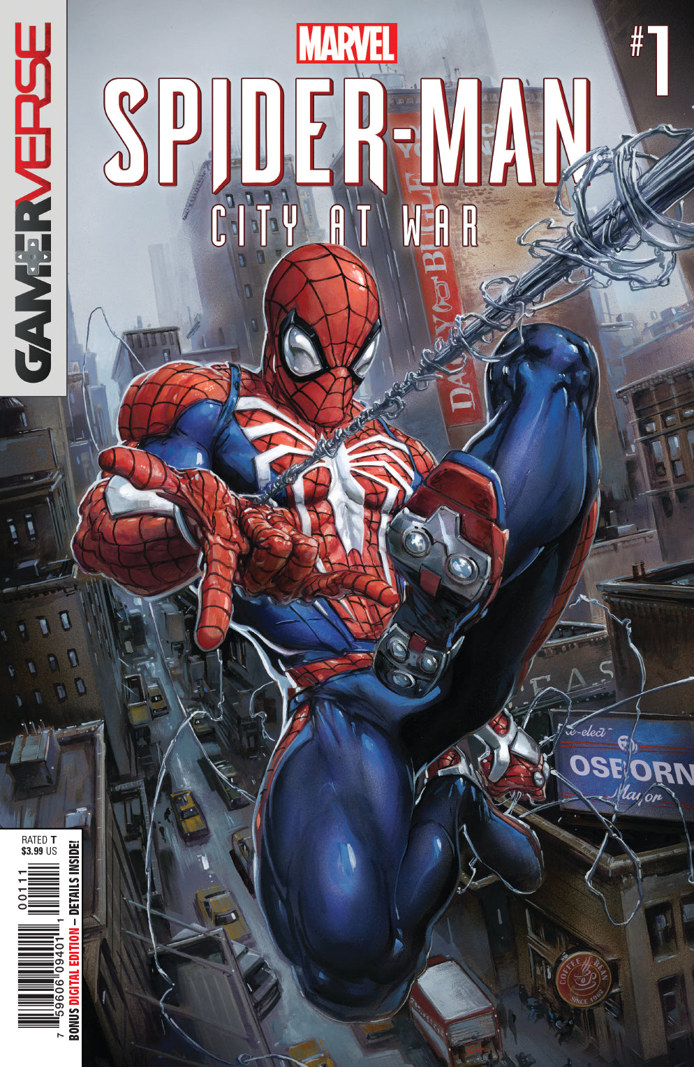 SPIDER-MAN CITY AT WAR #1 (OF 6) COVER
