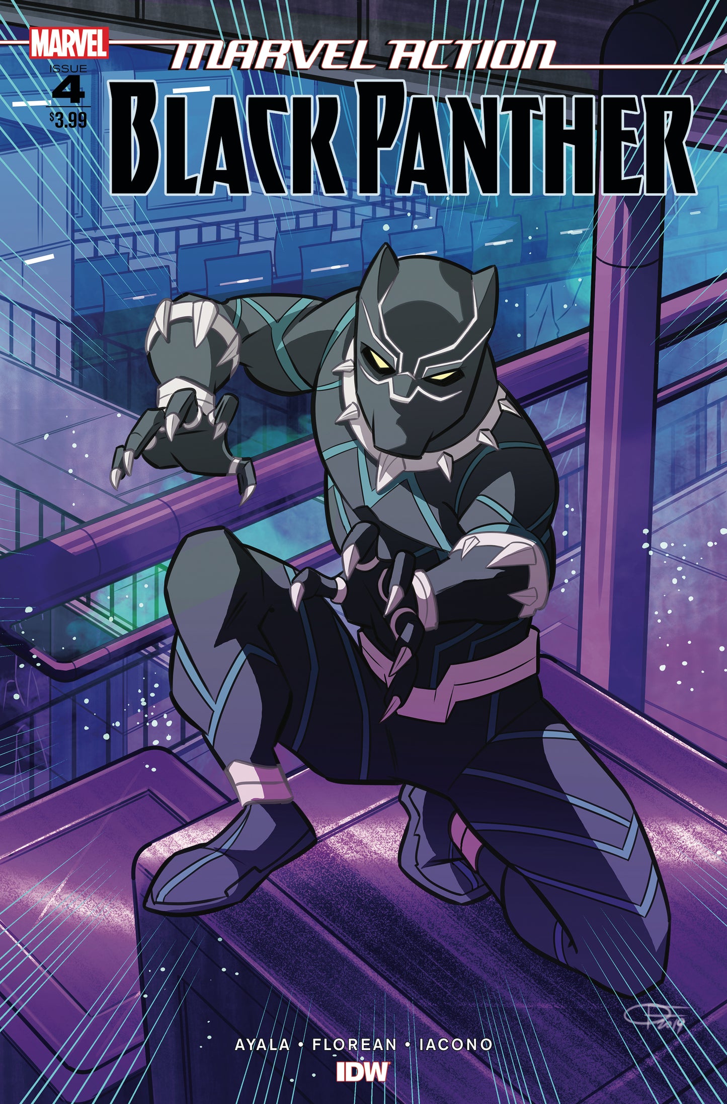 MARVEL ACTION BLACK PANTHER #4 FLOREAN