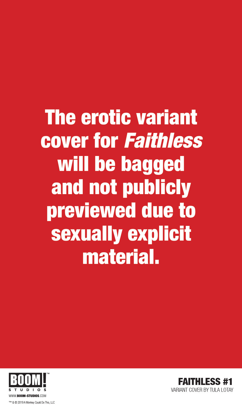 FAITHLESS #1 (OF 5) CVR B LOTAY EROTICA VAR (MR)