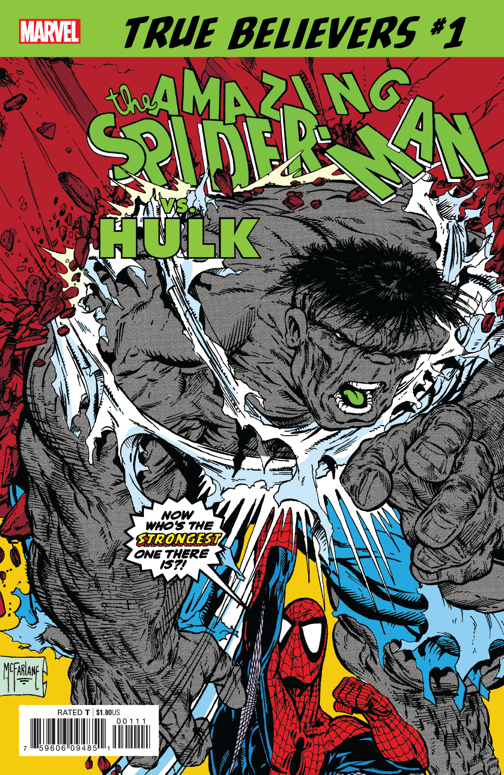 TRUE BELIEVERS SPIDER-MAN VS HULK #1