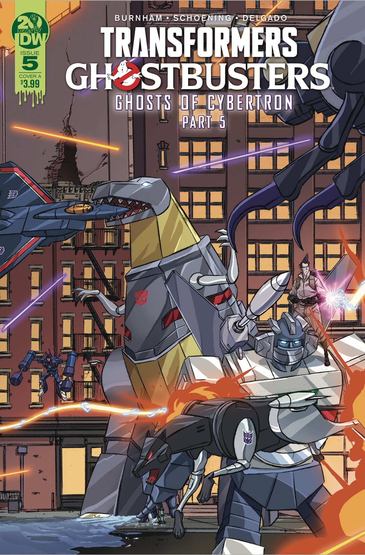 TRANSFORMERS GHOSTBUSTERS #5 (OF 5) CVR A SCHOENING