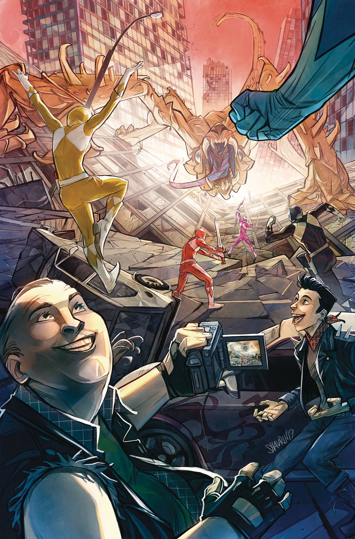 GO GO POWER RANGERS #24 CVR AMAIN SHAVRIN