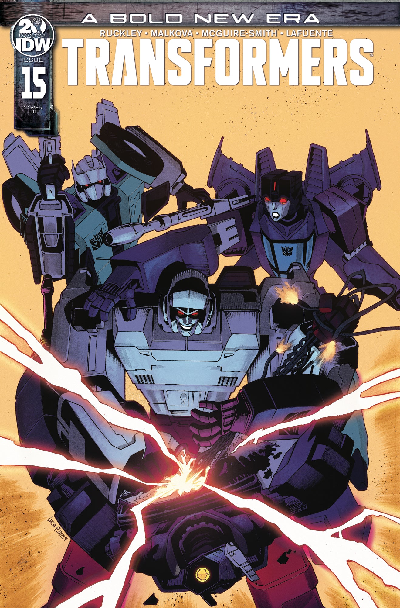 TRANSFORMERS #15 10 COPY INCV PIZZARI