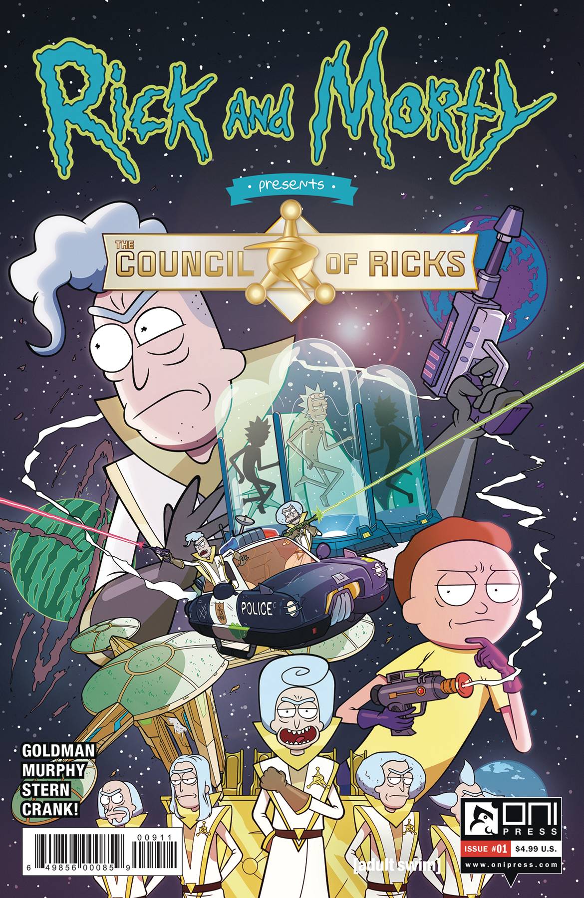 RICK AND MORTY PRESENTS COUNCIL OF RICKS #1 CVR A