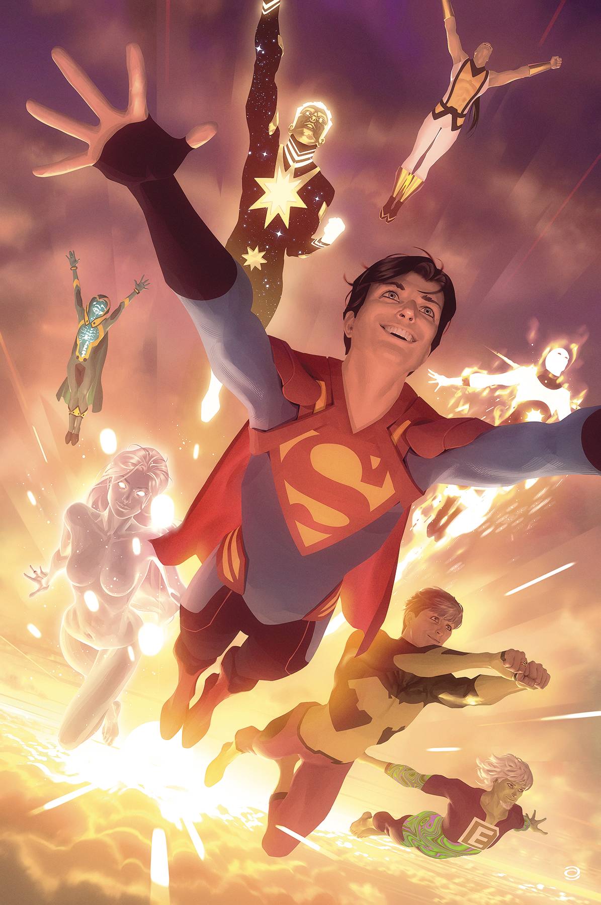 LEGION OF SUPER HEROES #7 CARD STOCK ALEX GARNER VAR
