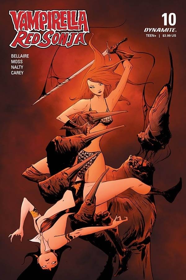 VAMPIRELLA RED SONJA #10 CVR A LEE