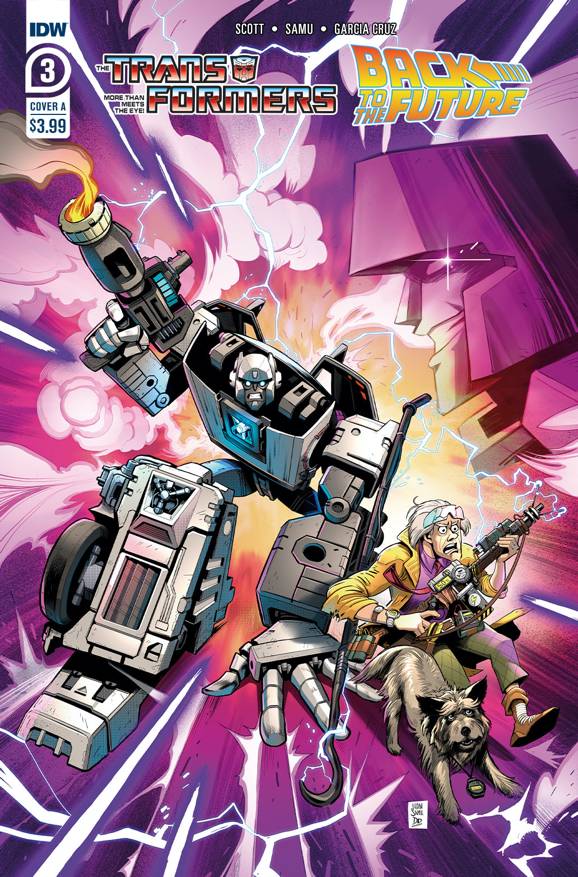 TRANSFORMERS BACK TO FUTURE #3 (OF 4) CVR A JUAN