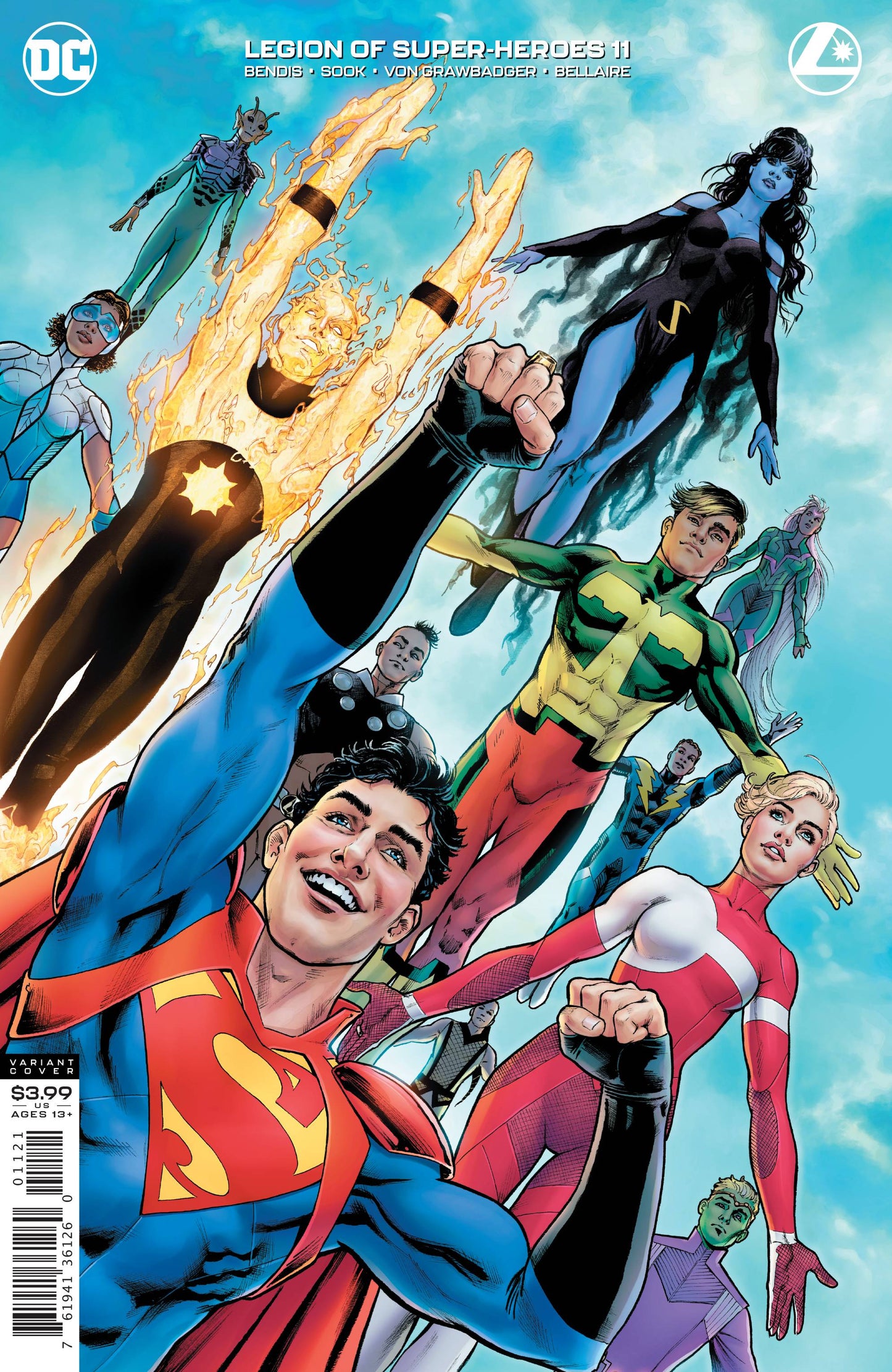 LEGION OF SUPER HEROES #11 NOCOLA SCOTT VAR ED