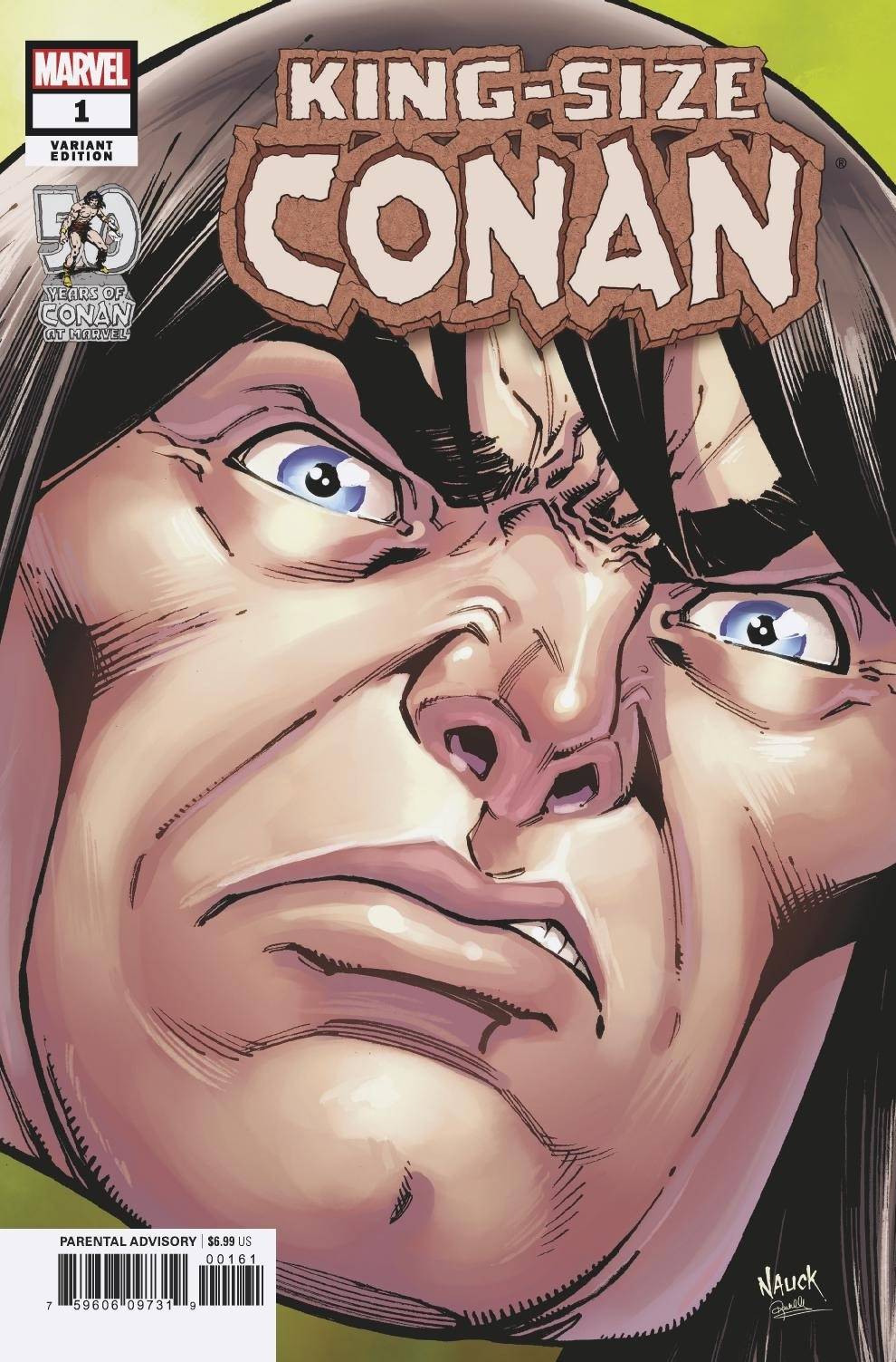 KING-SIZE CONAN #1 NAUCK HEADSHOT VAR