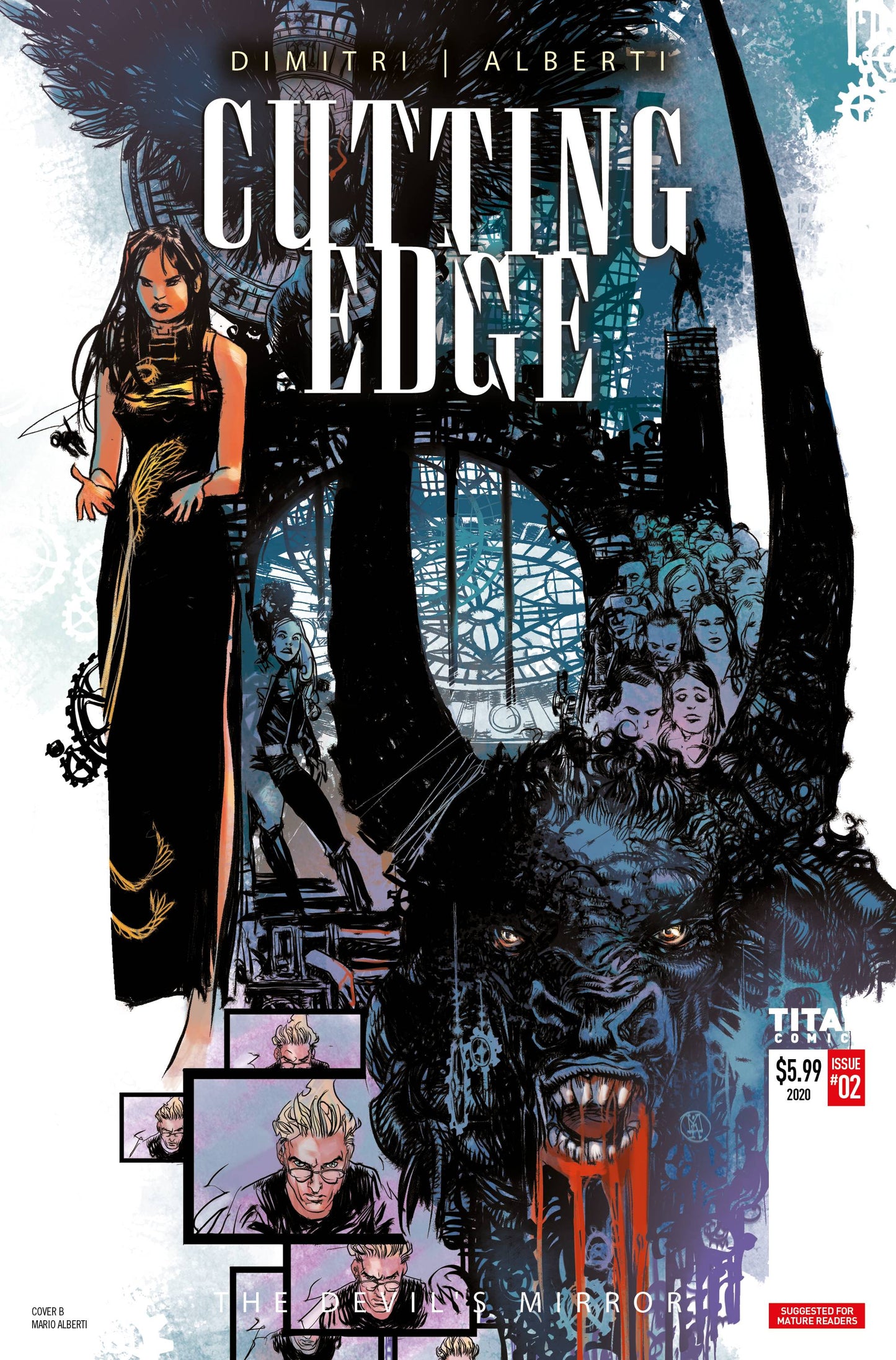CUTTING EDGE DEVILS MIRROR #2 (OF 2) CVR B ALBERTI