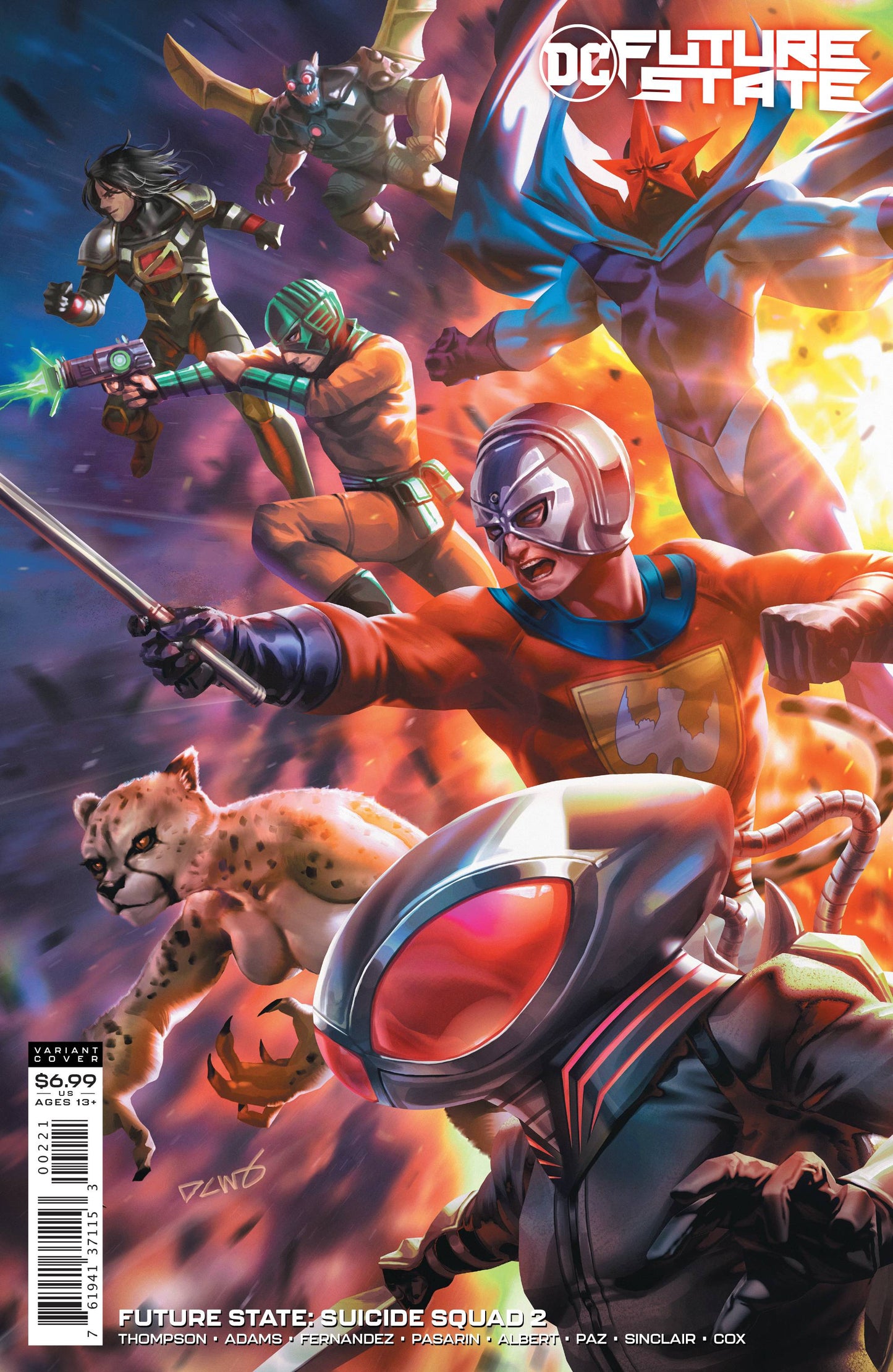 FUTURE STATE SUICIDE SQUAD #2 CARDSTOCK VAR ED