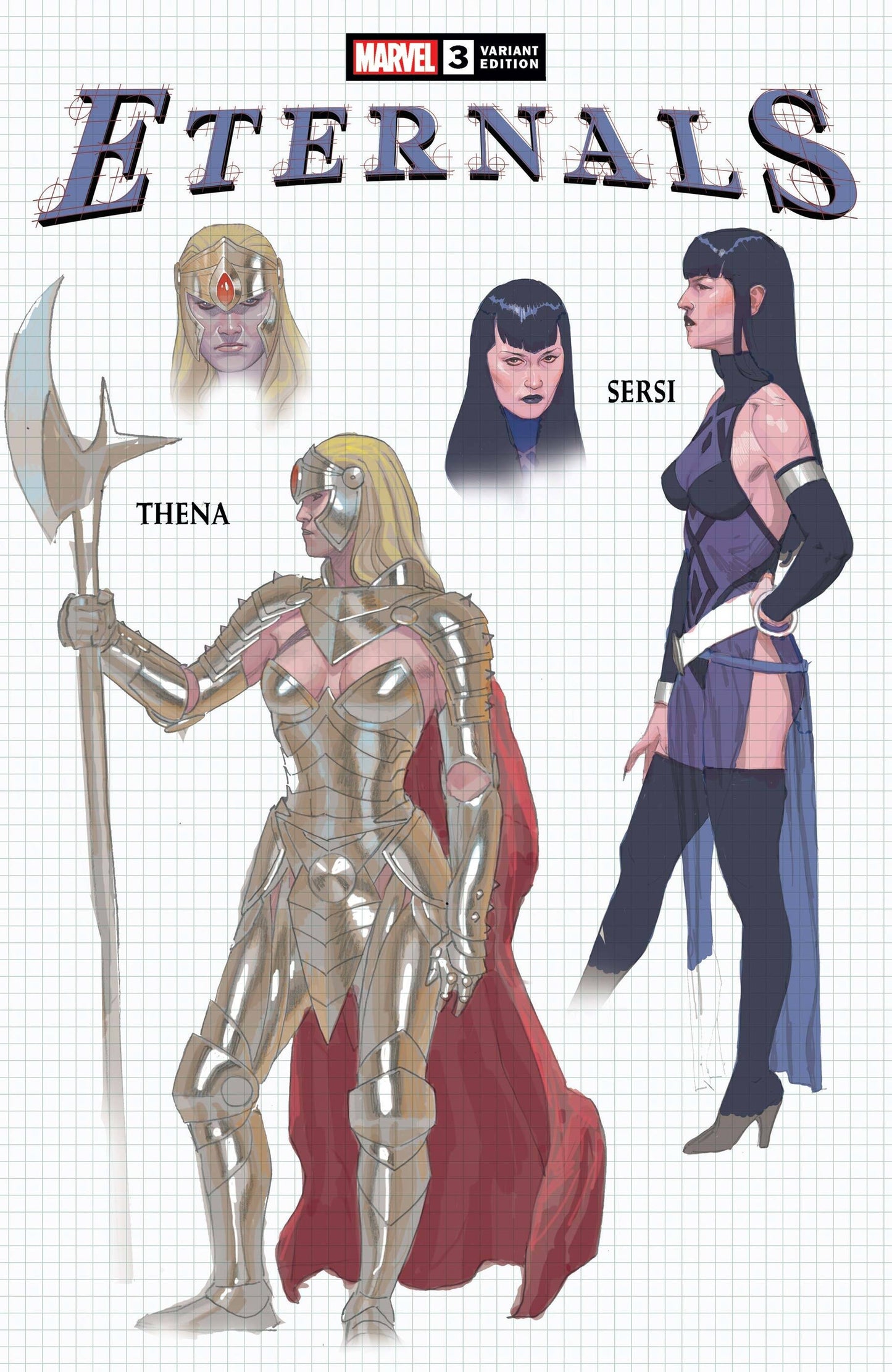 ETERNALS #3 RIBIC DESIGN VAR