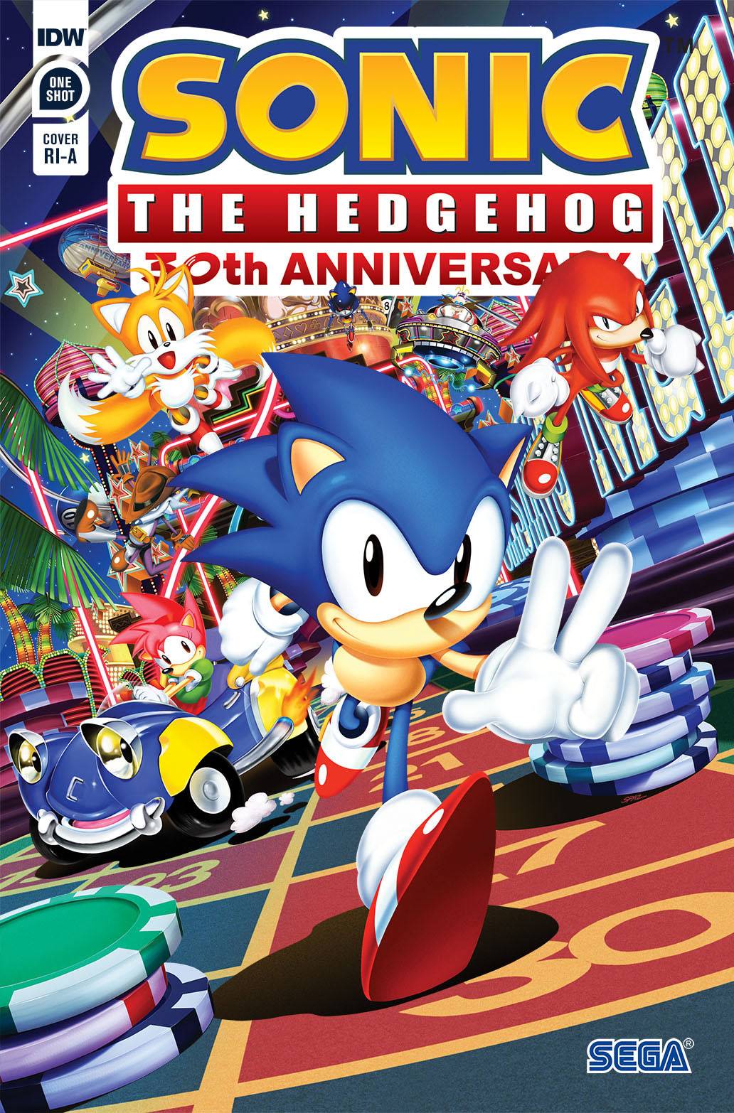 SONIC THE HEDGEHOG 30TH ANNIV SPECIAL 10 COPY SPAZIAN