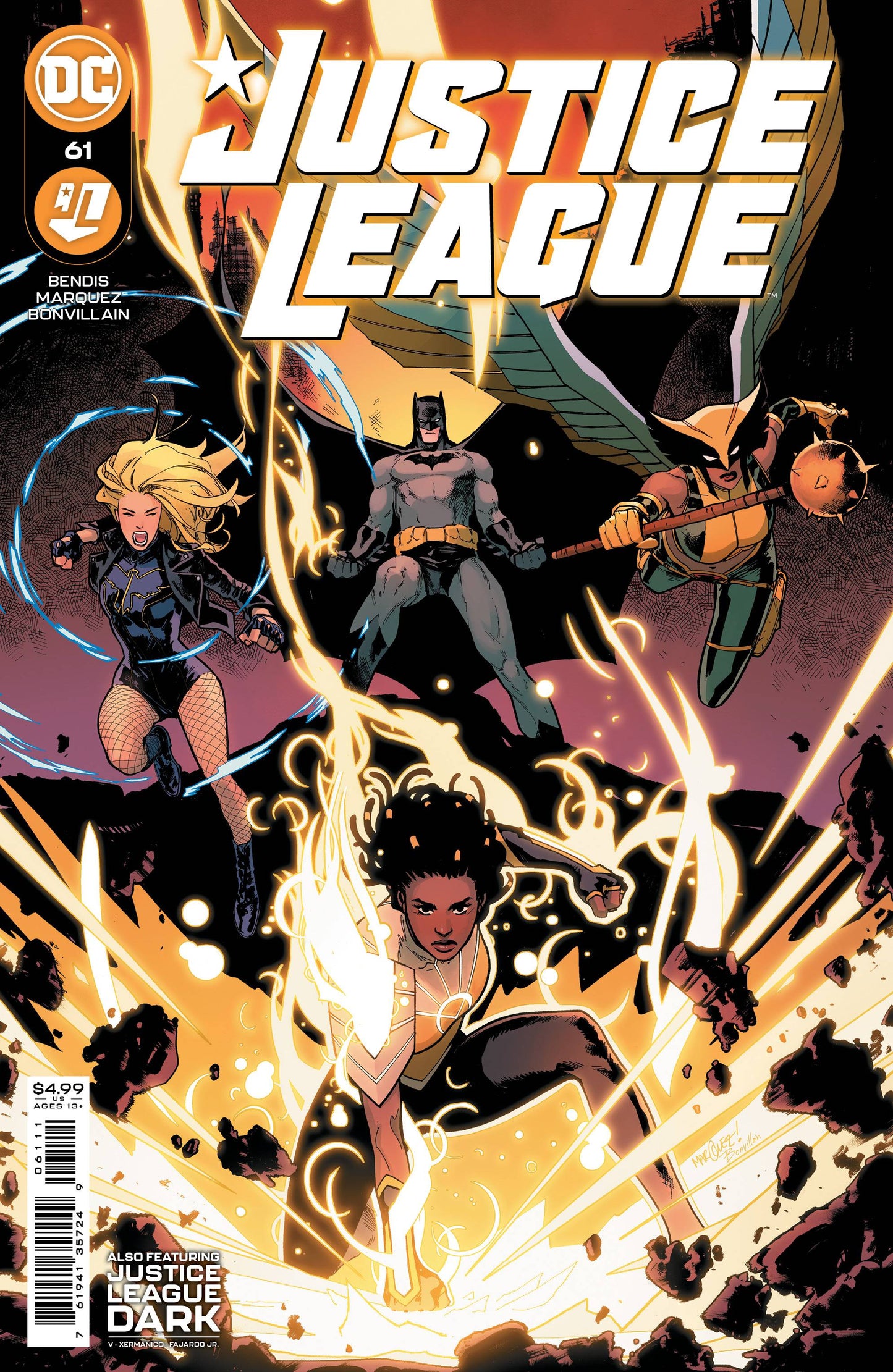 JUSTICE LEAGUE #61 CVR A MARQUEZ