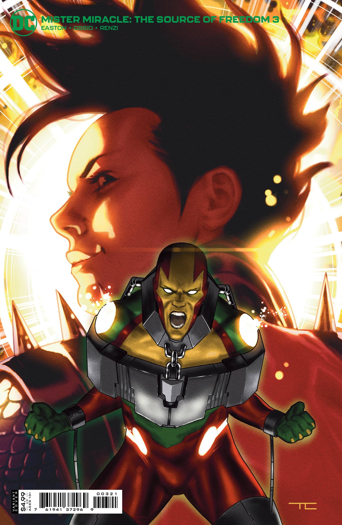 MISTER MIRACLE SOURCE OF FREEDOM #3 CVR B CARDSTOCK CLARK VAR