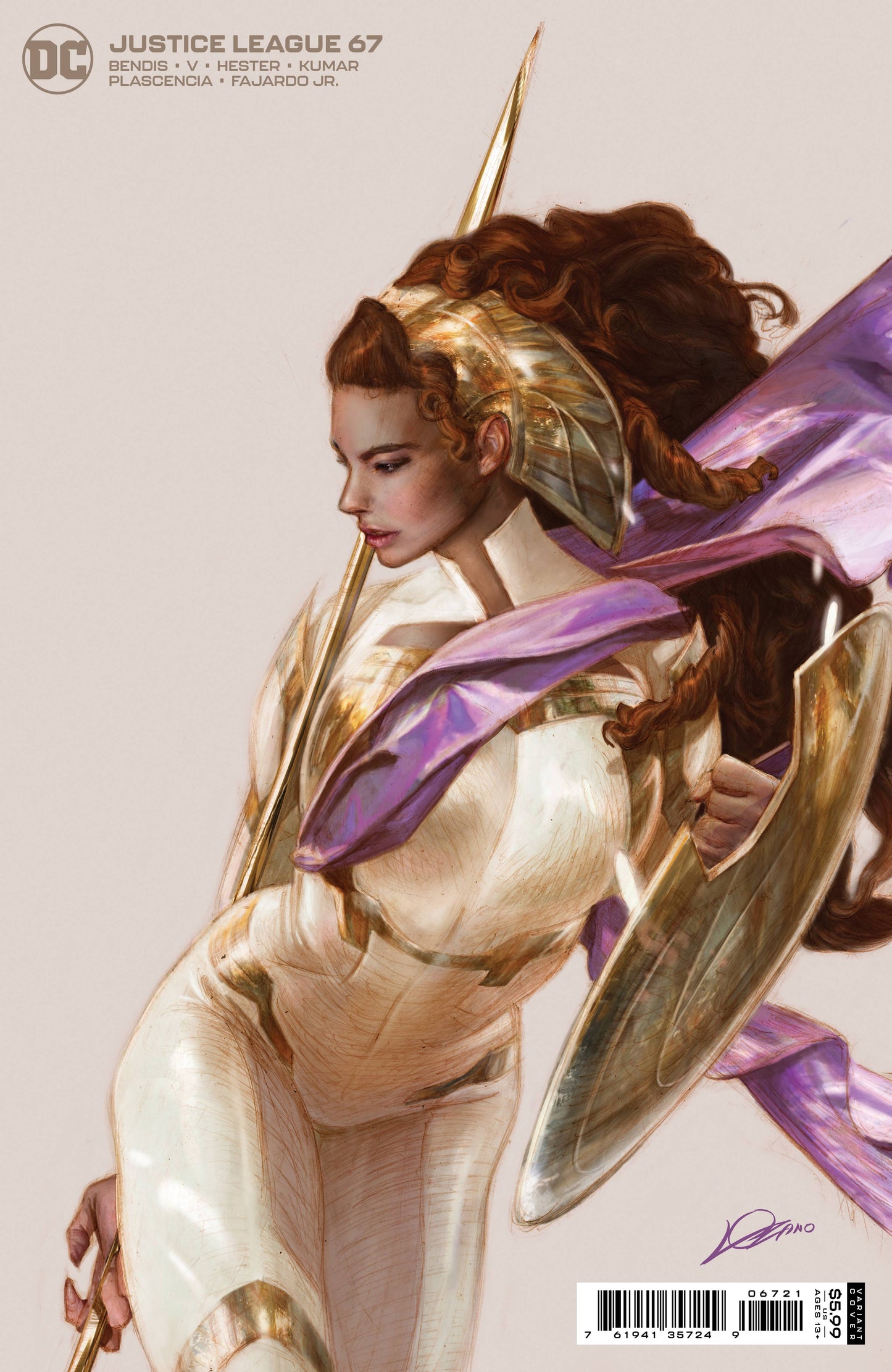 JUSTICE LEAGUE #67 CVR B CARDSTOCK VAR