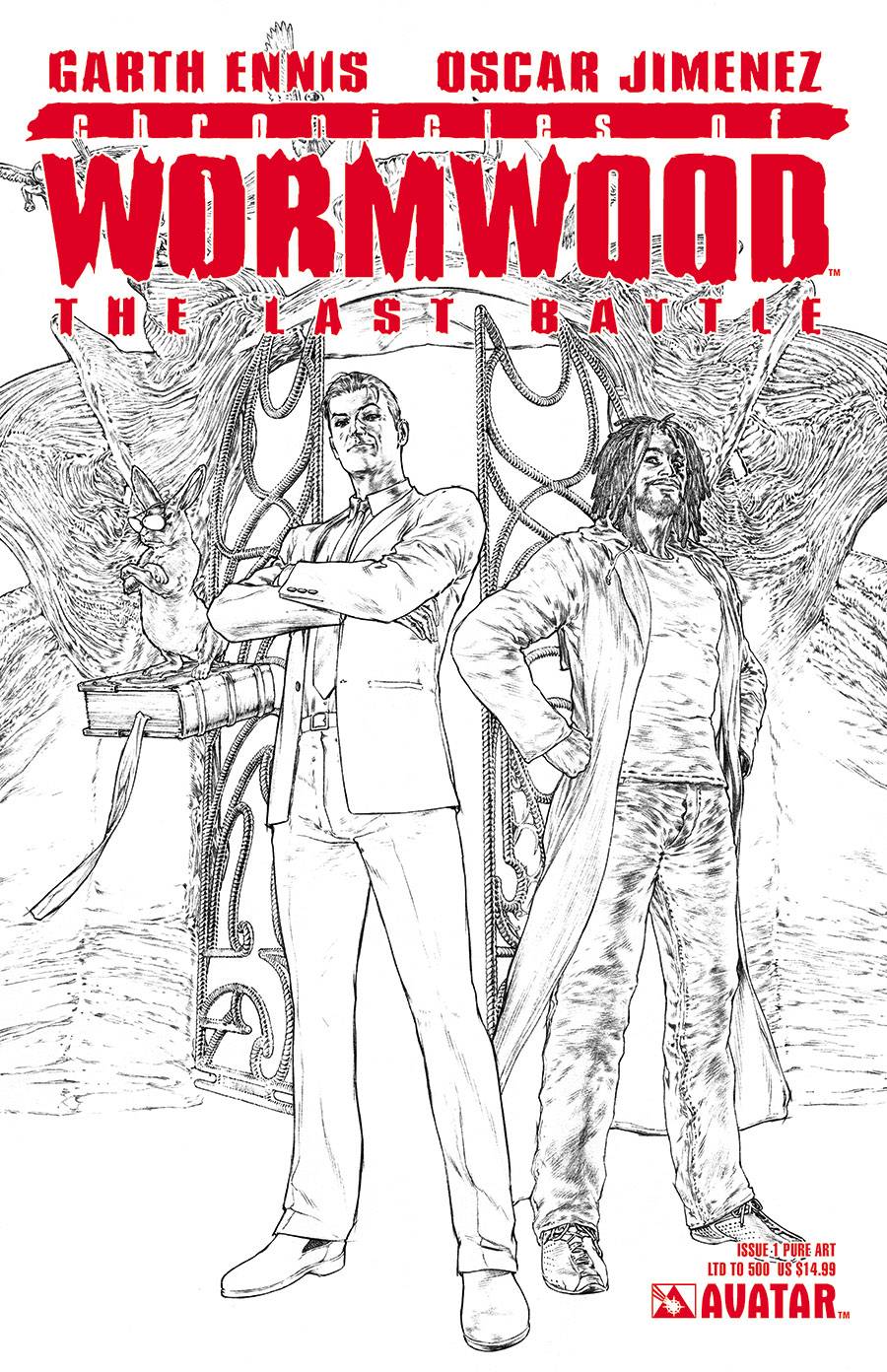 CHRONICLES OF WORMWOOD LAST BATTLE #1 PURE ART VAR (MR)