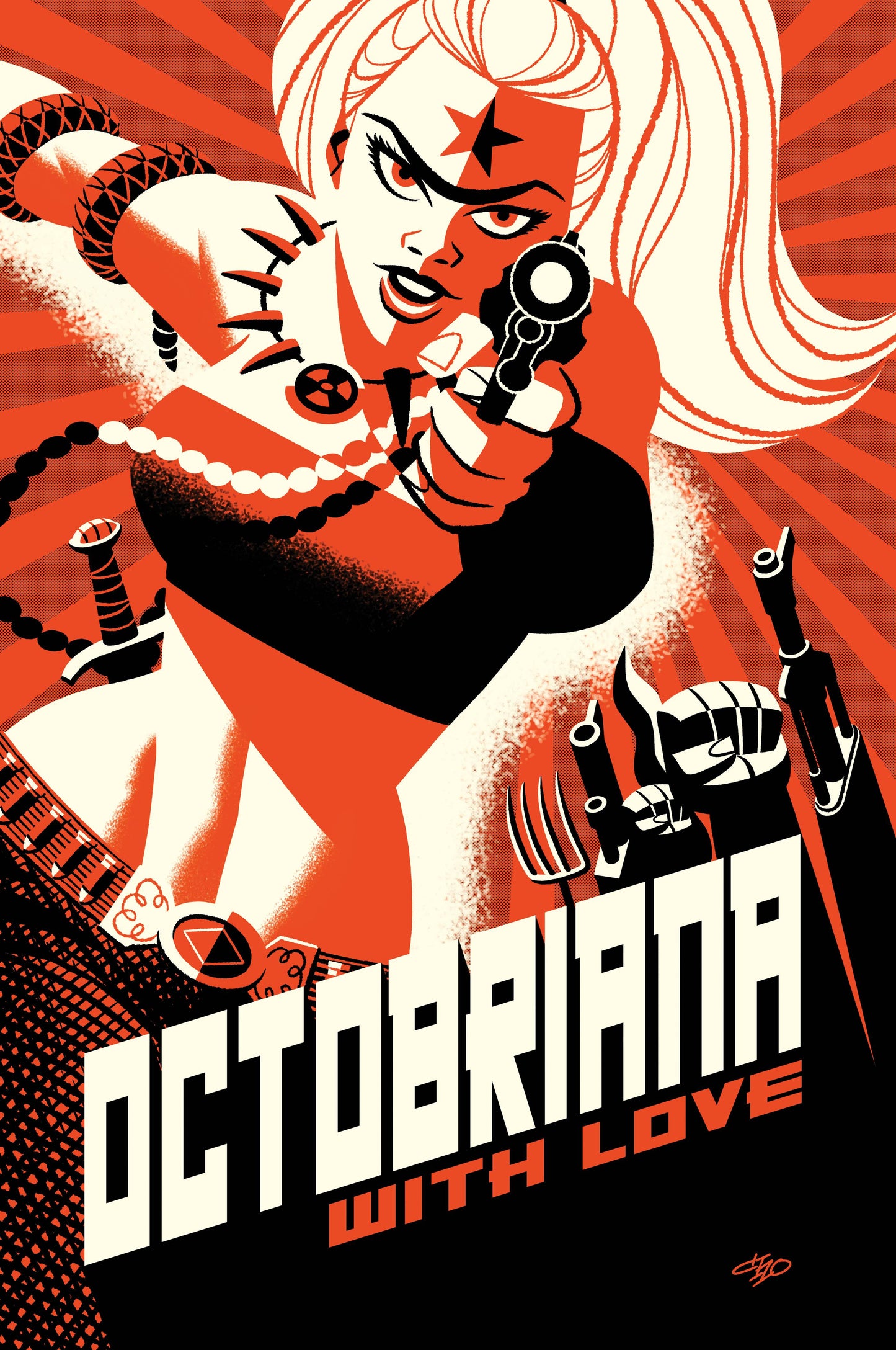 OCTOBRIANA WITH LOVE #1 CVR C 4 COPY MIXED INCV CHO